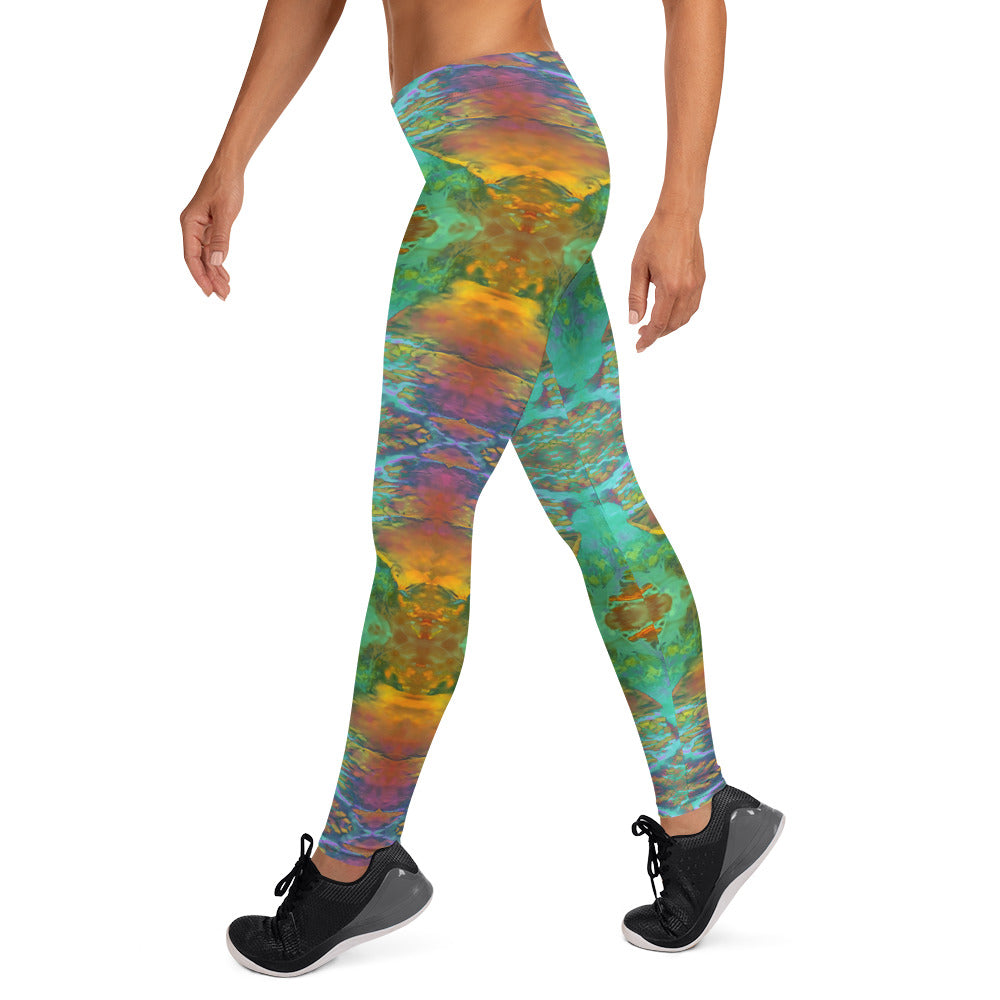 Gold Canyon Women's Leggings Triboca Arts