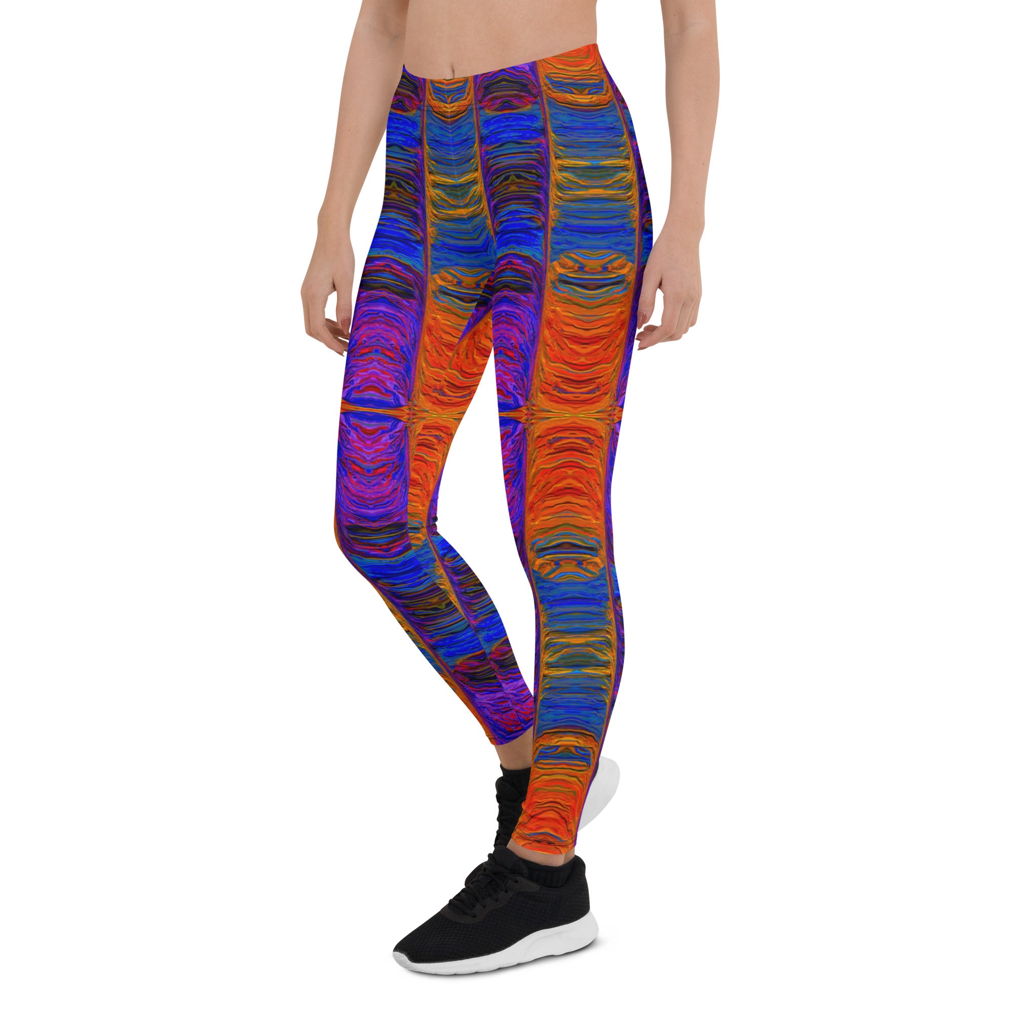 Fire & Water Harmonics Leggings Triboca Arts