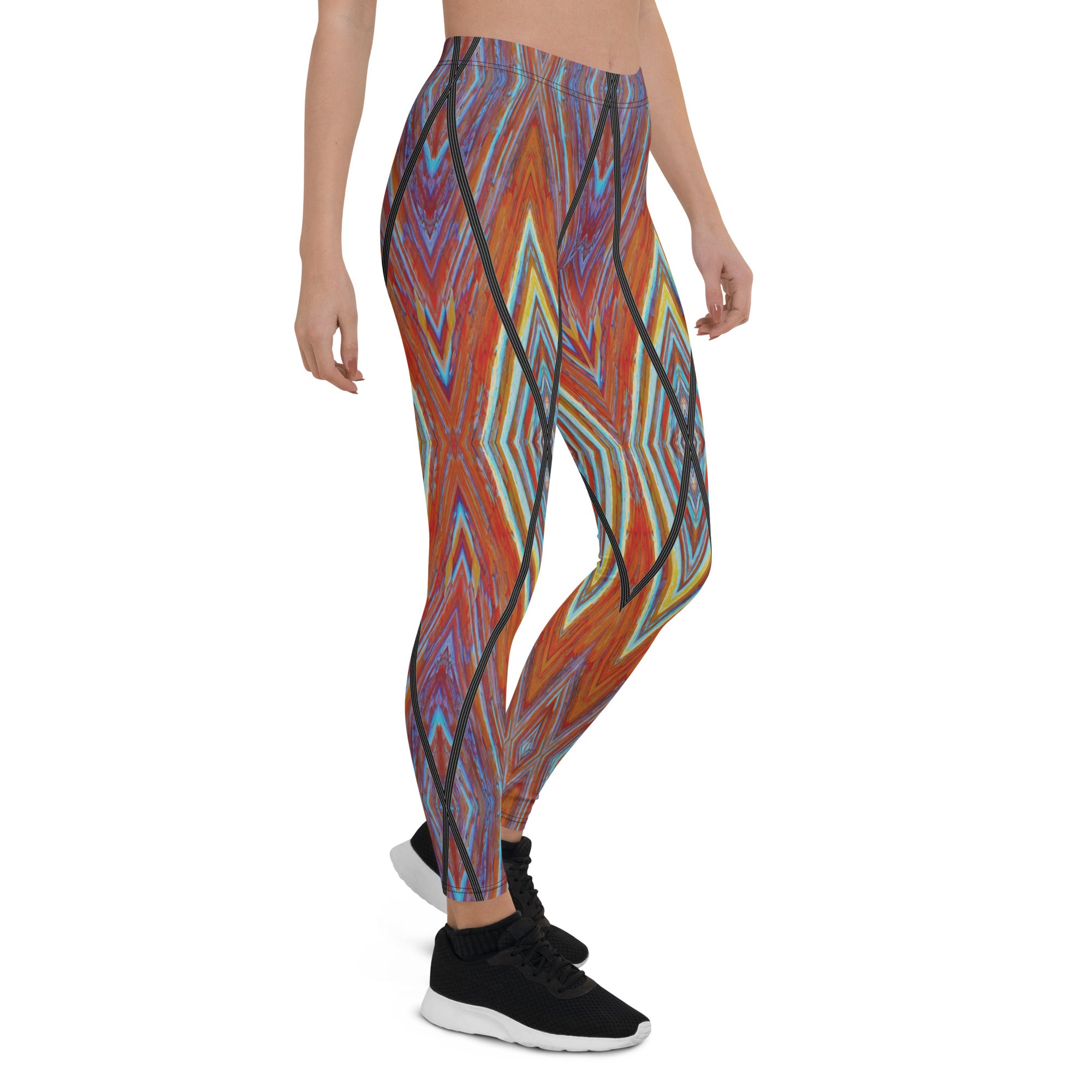 Diatomite Diamonds Women's Leggings Triboca Arts