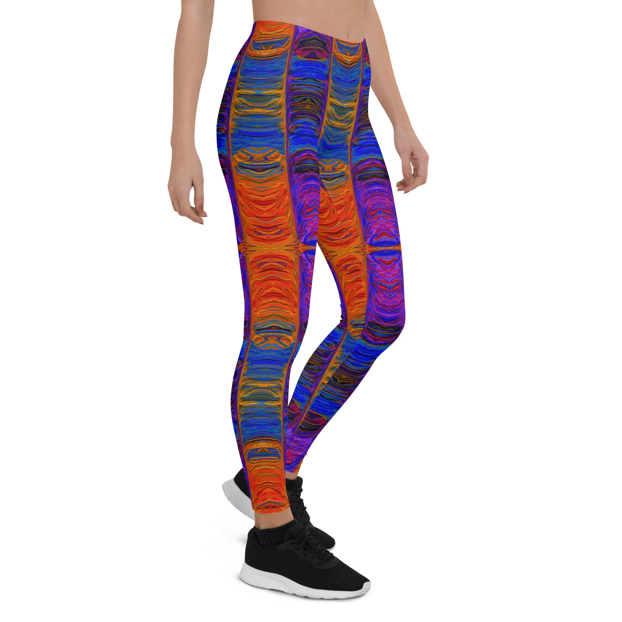 Fire & Water Harmonics Leggings Triboca Arts