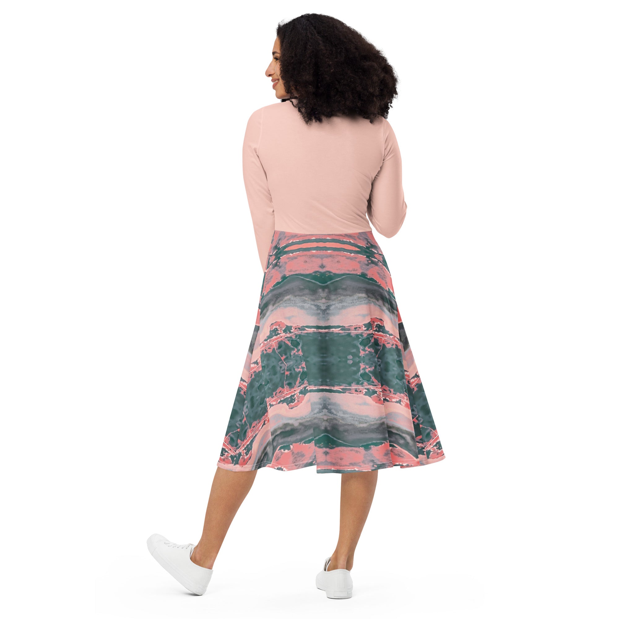 Gulf Shore Long-Sleeve Midi Dress Triboca Arts