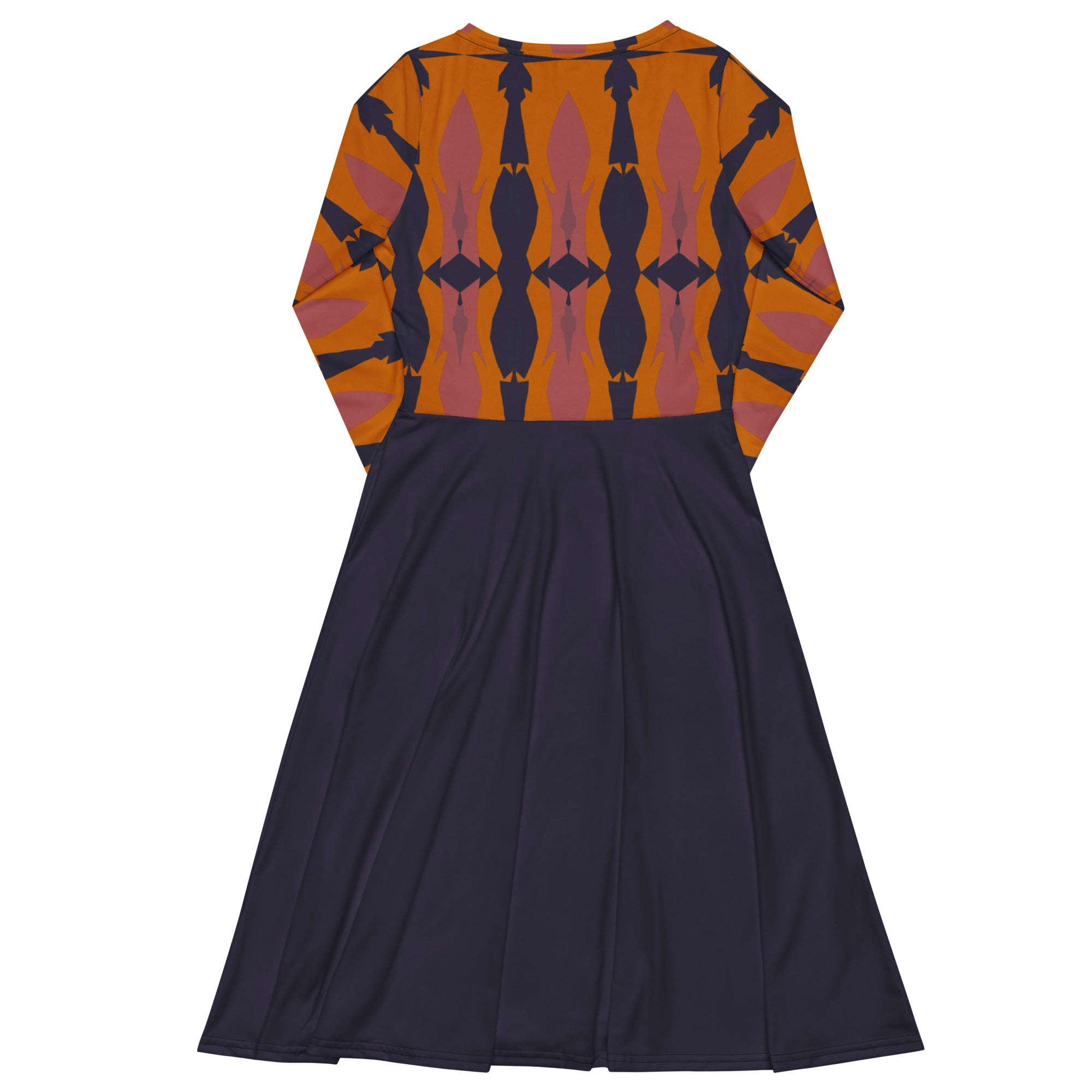 Gulf Shore Long-Sleeve Midi Dress Triboca Arts