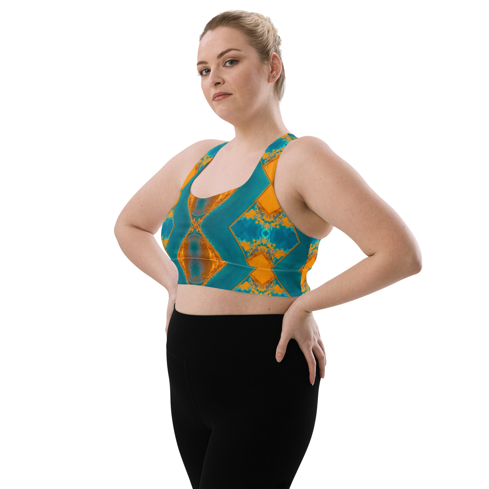 Bay Jetties Longline Sports Bra Triboca Arts
