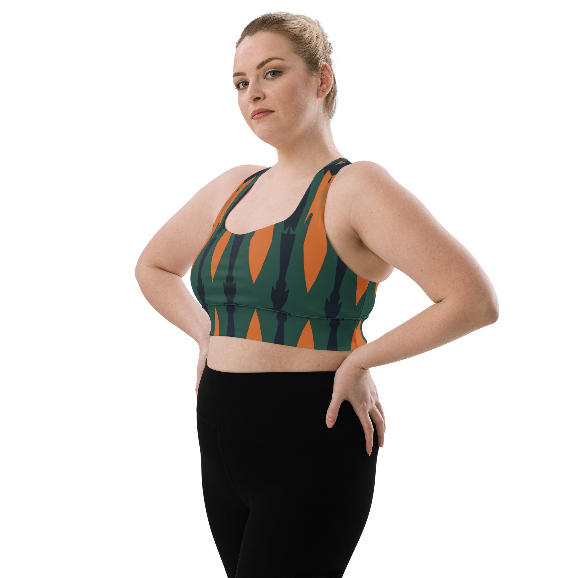 Gulf Shore Longline sports bra Triboca Arts