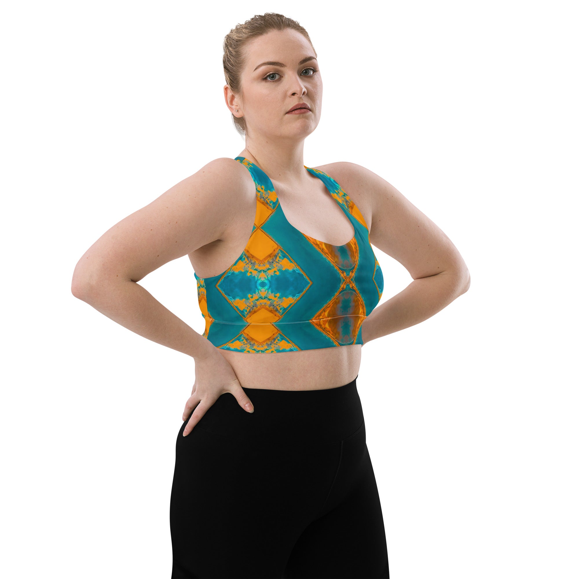 Bay Jetties Longline Sports Bra Triboca Arts