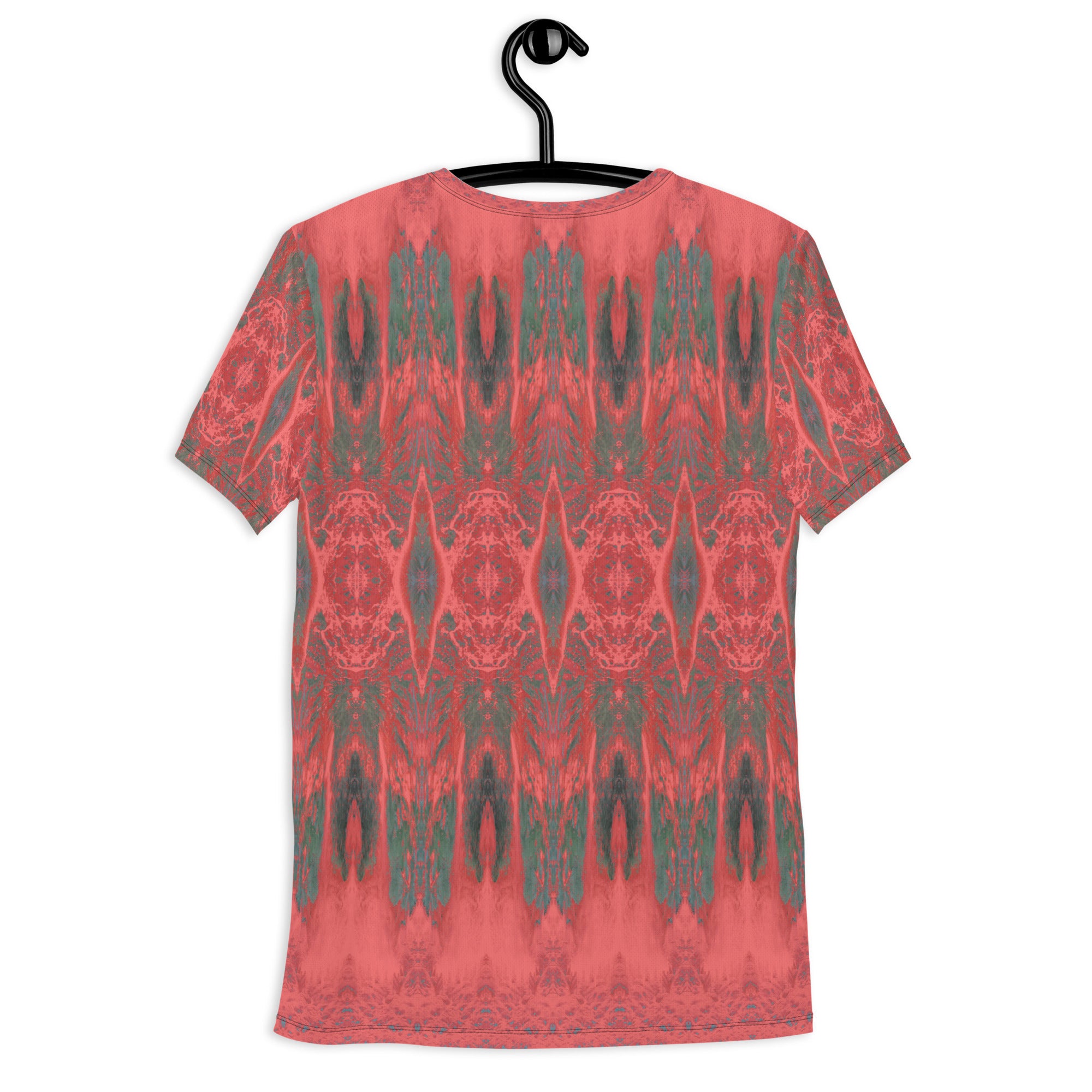 Salmon Reef Men's Athletic T-Shirt Triboca Arts