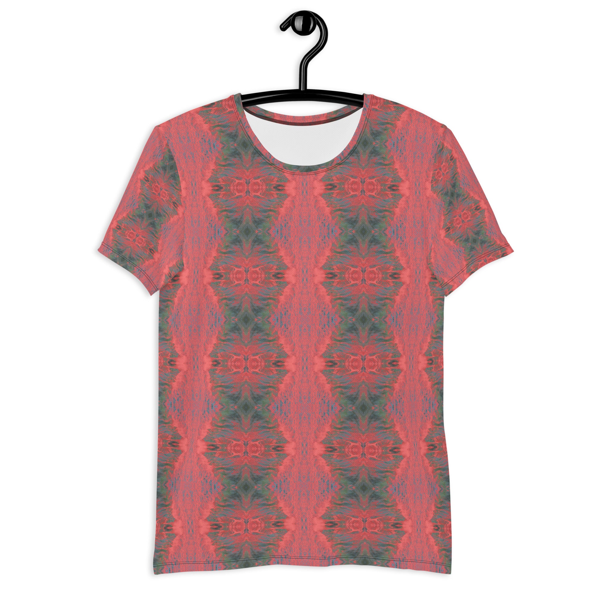 Salmon Reef Men's Athletic T-Shirt Triboca Arts