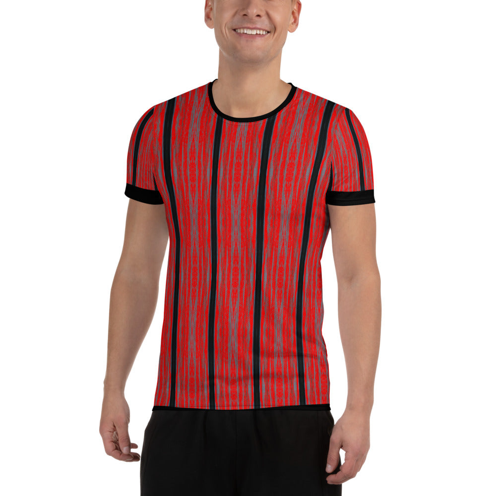 Salmon Reef Men's Athletic T-Shirt Triboca Arts XS
