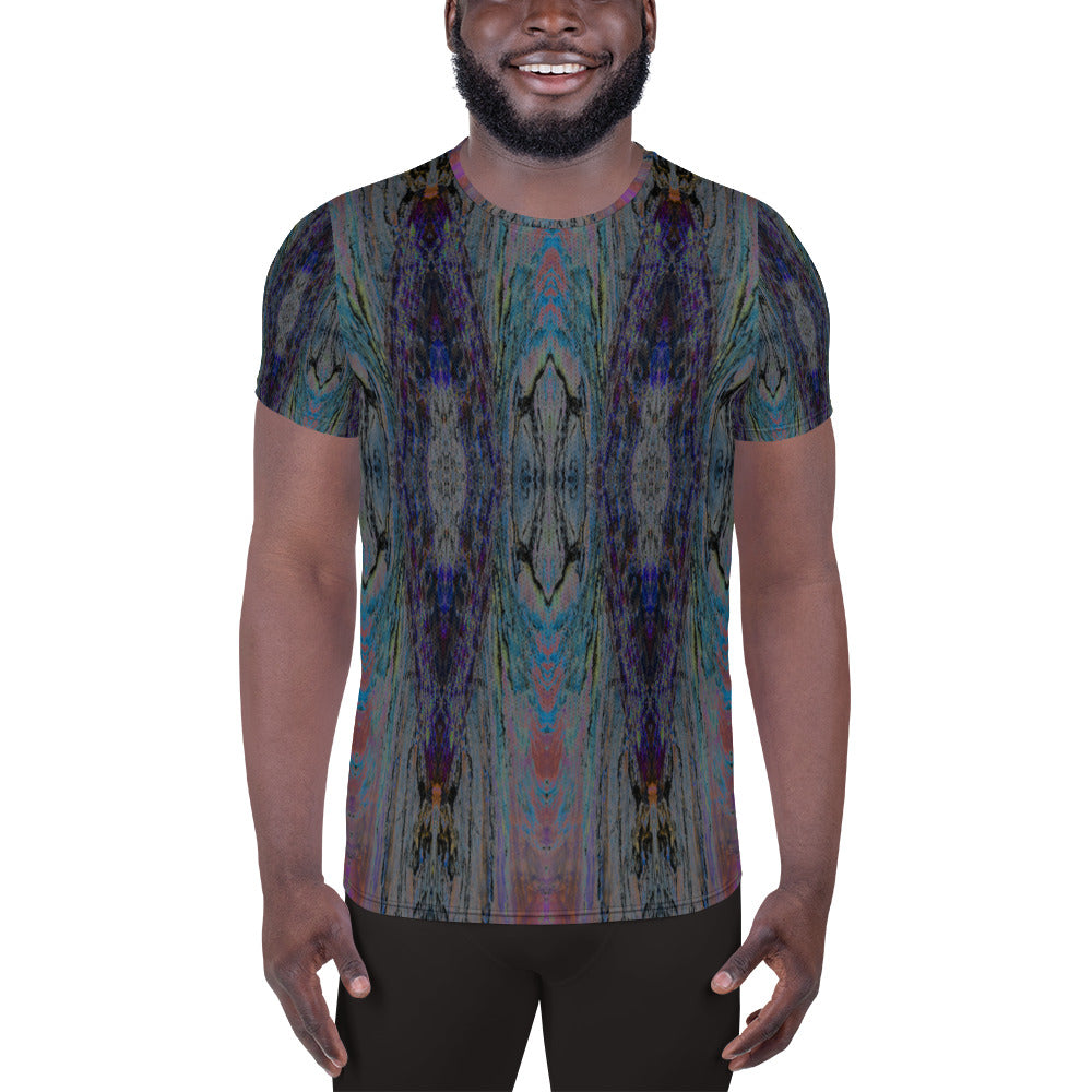 Salmon Reef Men's Athletic T-Shirt Triboca Arts XS