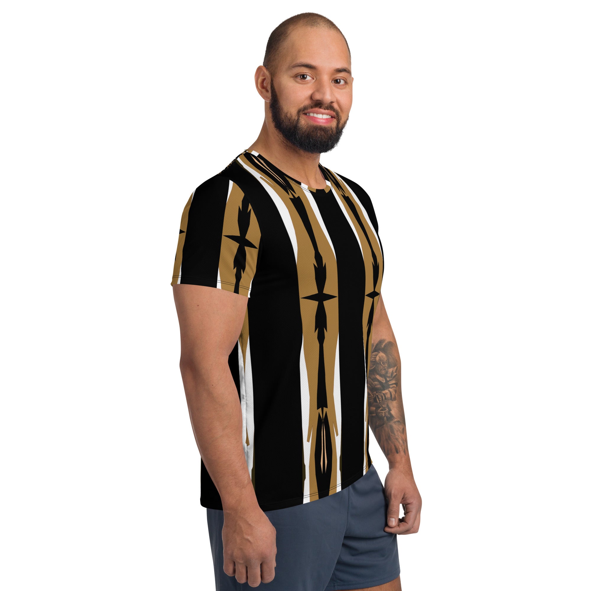 Gulf Shore Men's Athletic T-Shirt Triboca Arts