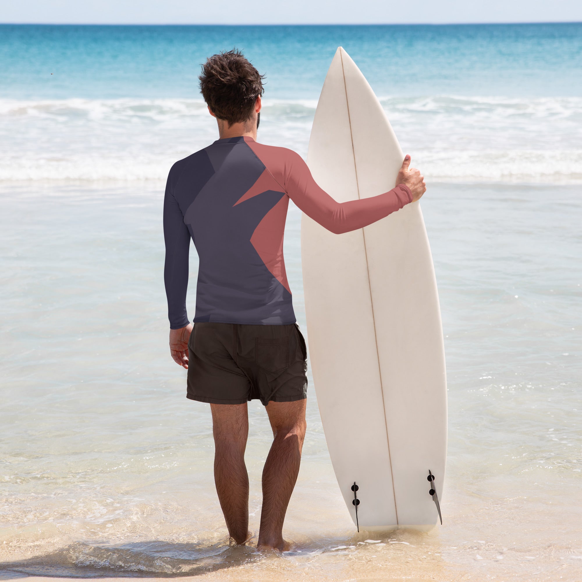 Gulf Shore Men's Long-Sleeve Rash Guard Triboca Arts