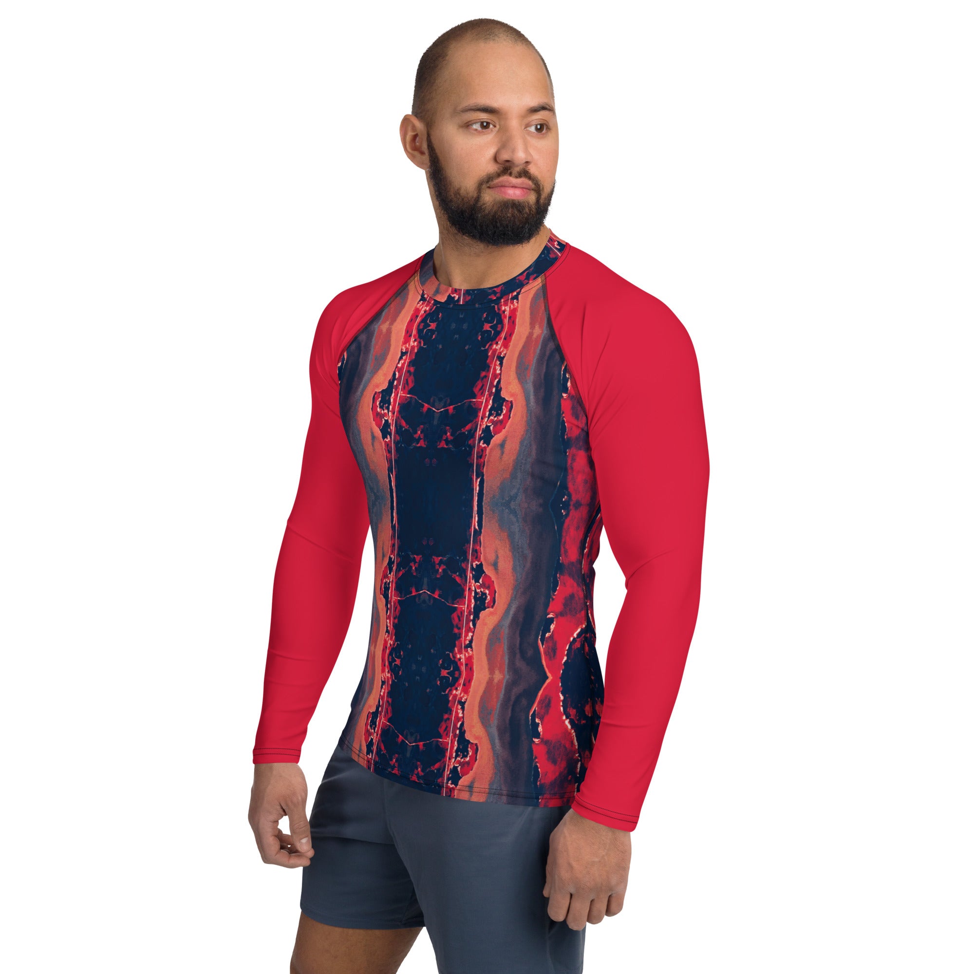 Gulf Shore Men's Long-Sleeve Rash Guard Triboca Arts