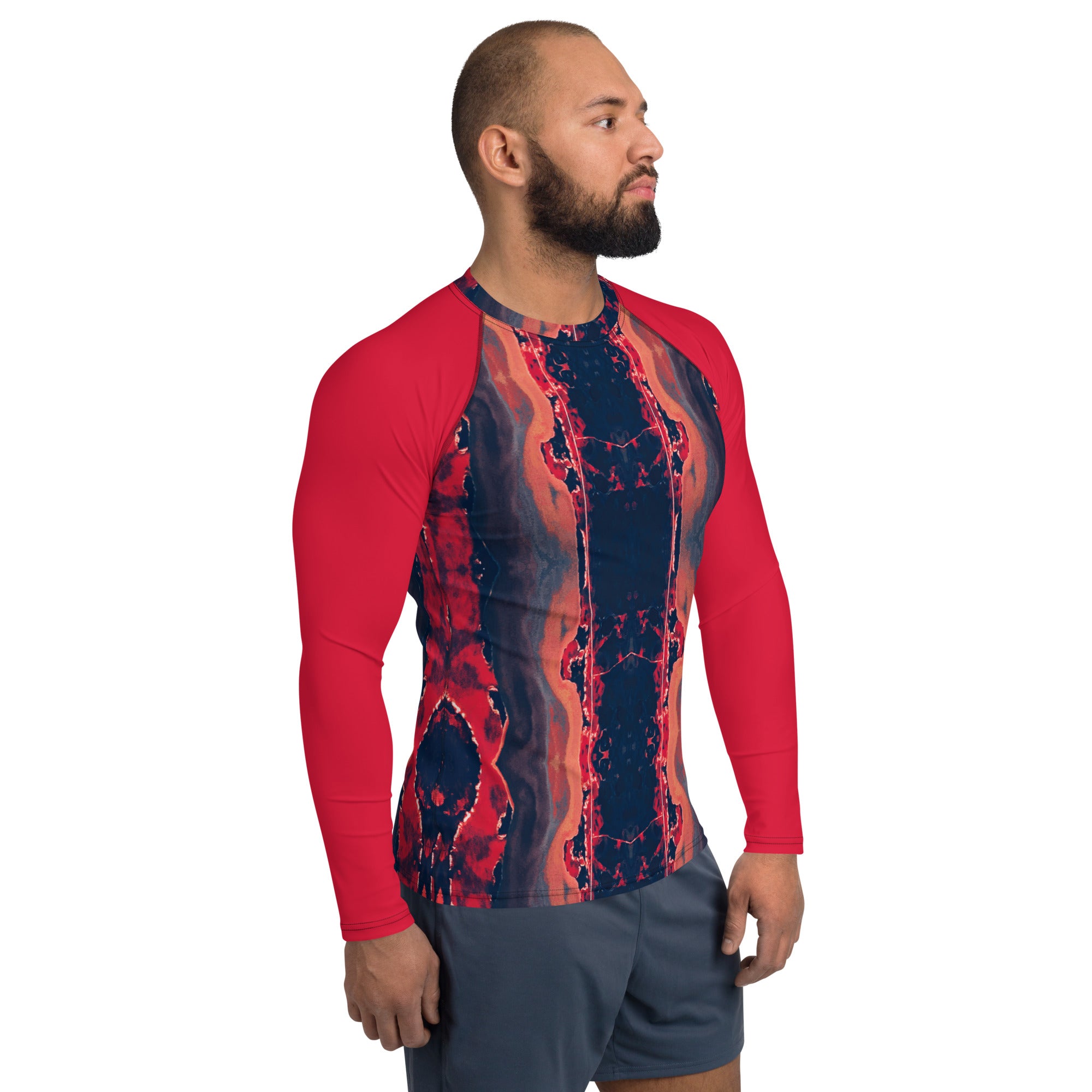Gulf Shore Men's Long-Sleeve Rash Guard Triboca Arts