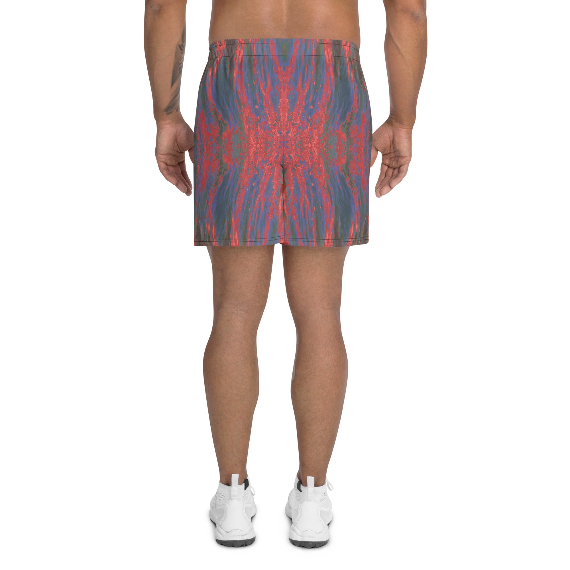 Salmon Reef Men's Eco-Friendly Athletic Shorts Triboca Arts