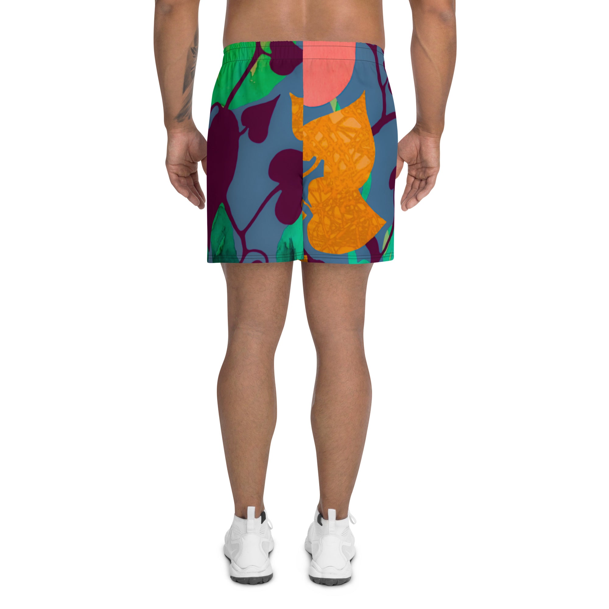 Vines Men's Eco-Friendly Athletic Shorts Triboca Arts