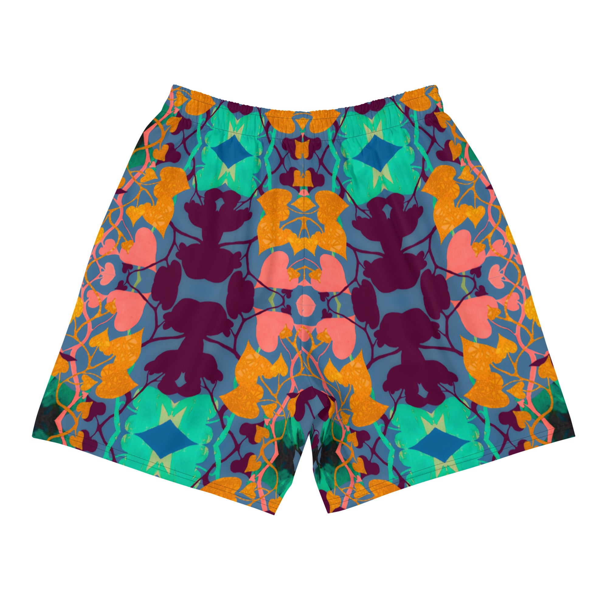 Vines Men's Eco-Friendly Athletic Shorts Triboca Arts