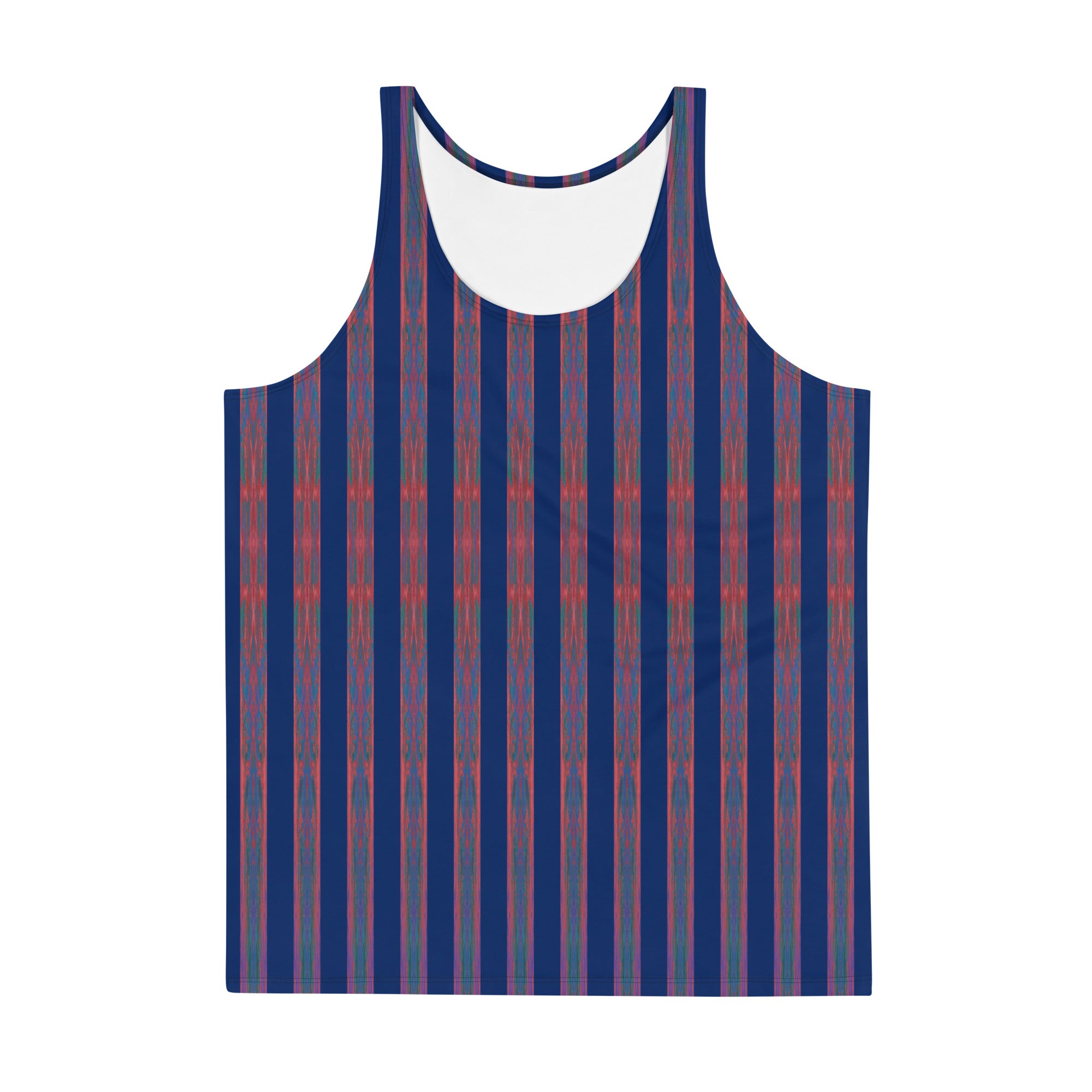 Salmon Reef Men's Tank Top Triboca Arts