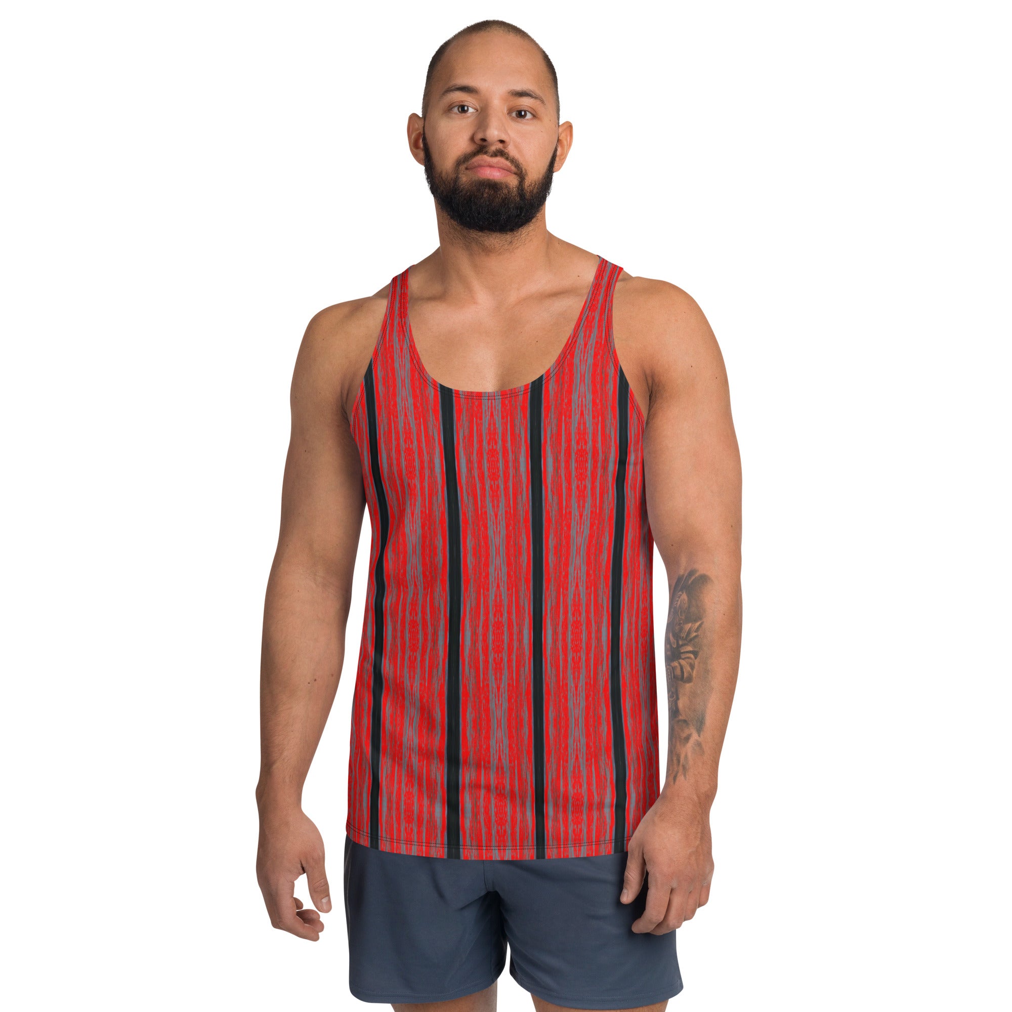 Salmon Reef Men's Tank Top Triboca Arts XS