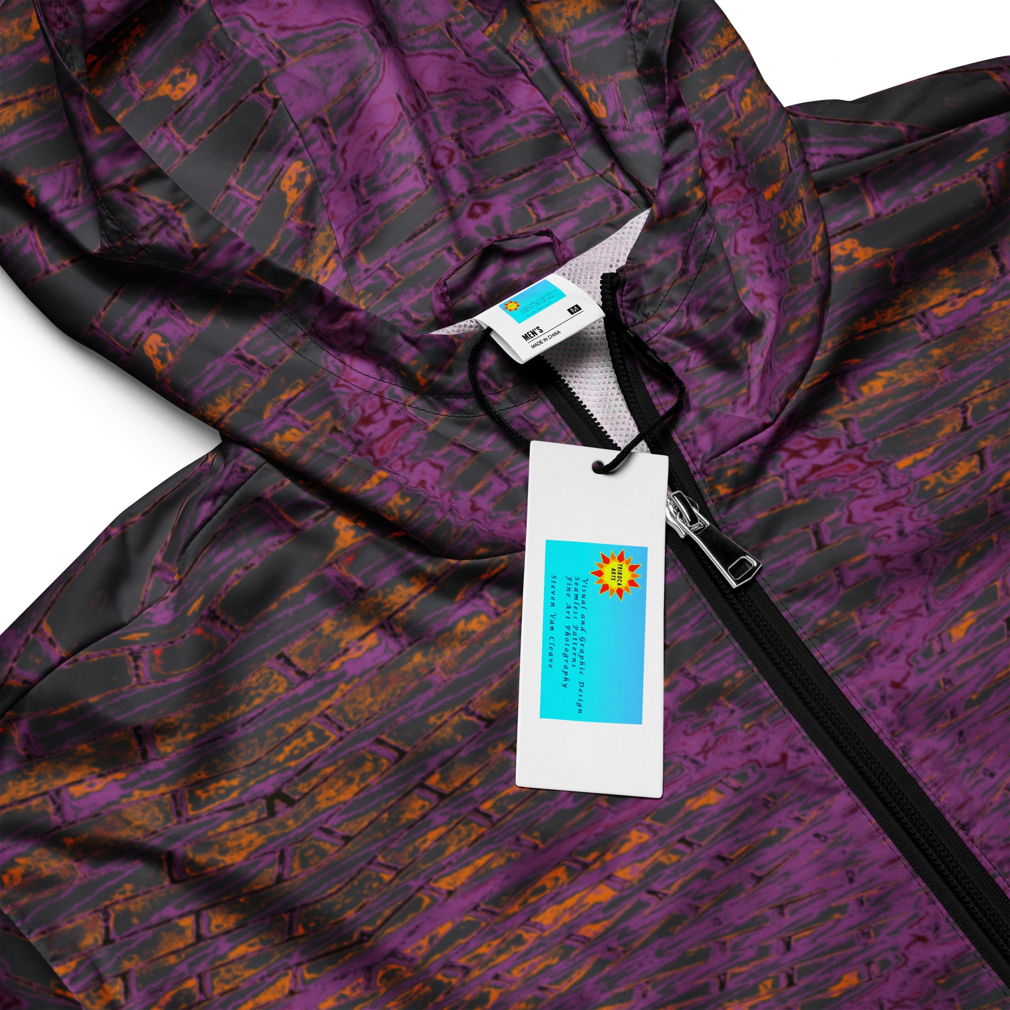 Brick And Shadow Men’s windbreaker Triboca Arts