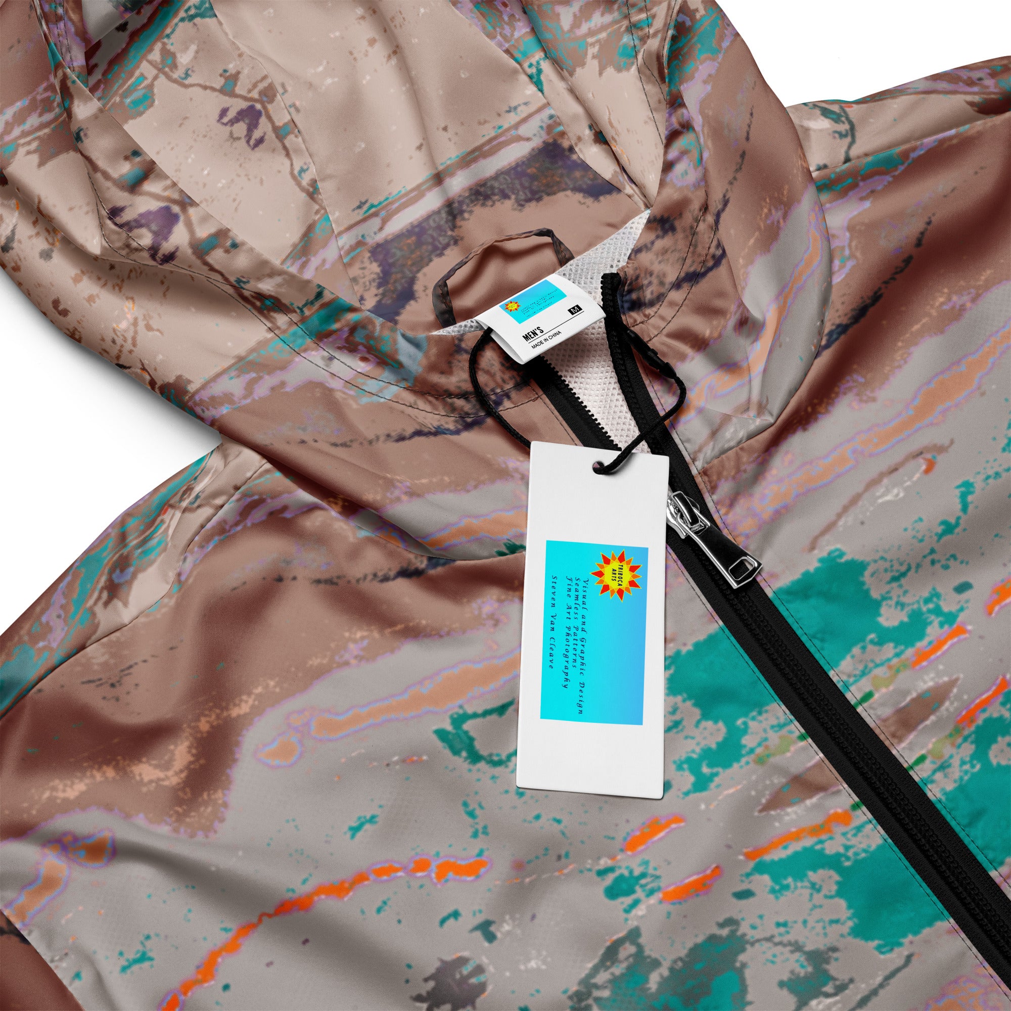 Gulf Shore Men's Windbreaker Triboca Arts