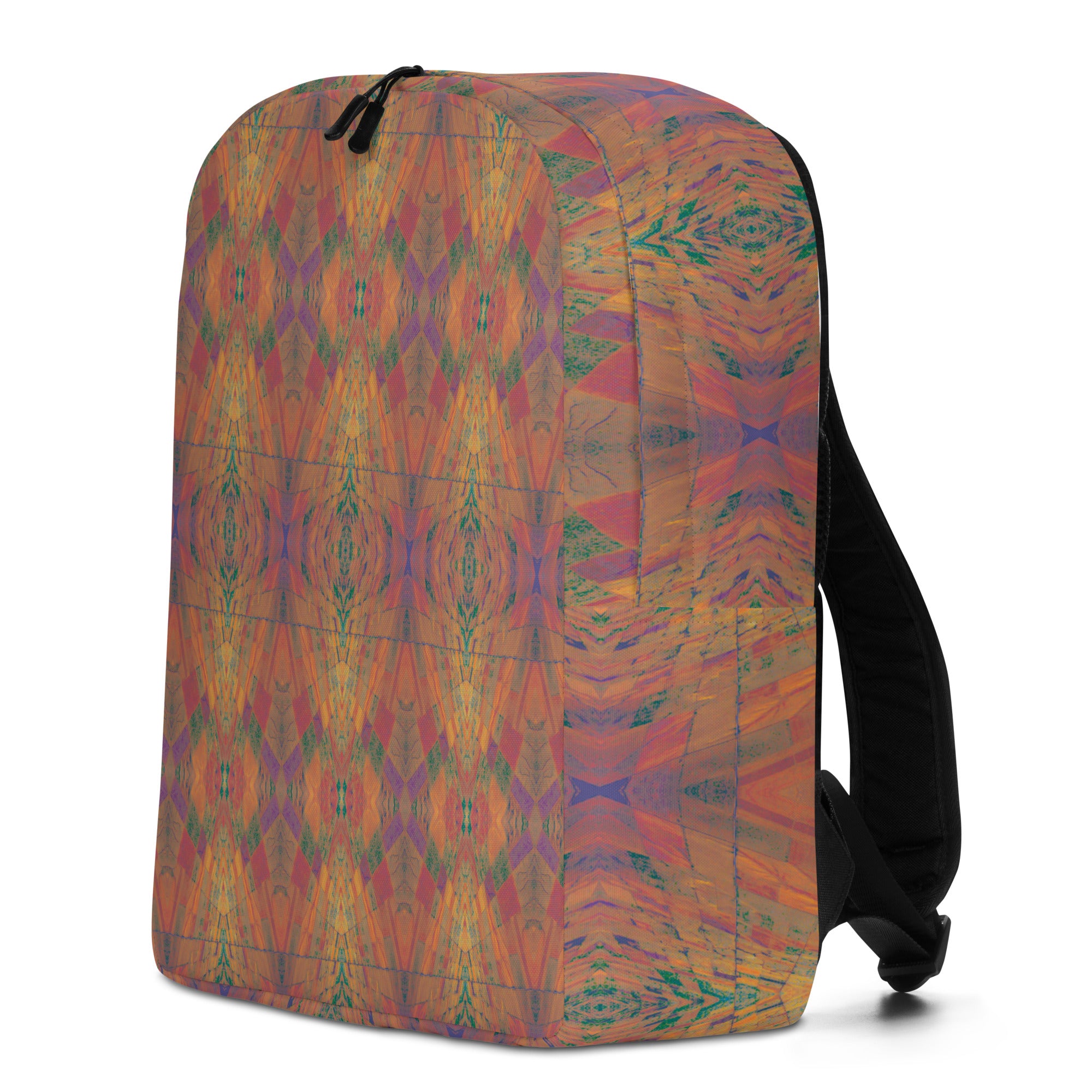 Break Diamonds Copper Backpack Triboca Arts   