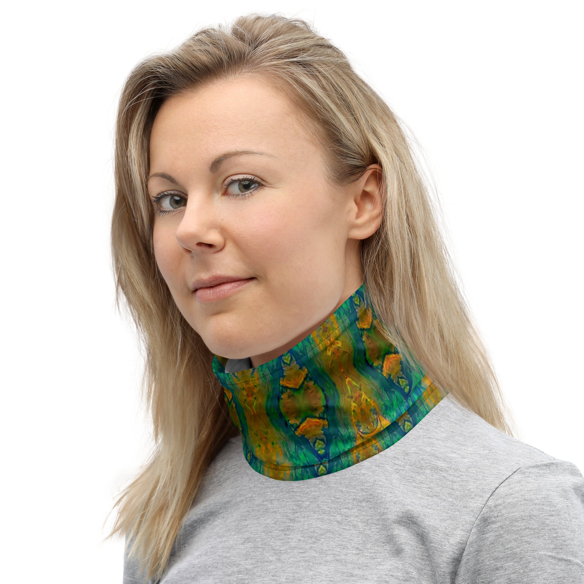 Gold Canyon Neck Gaiter Triboca Arts