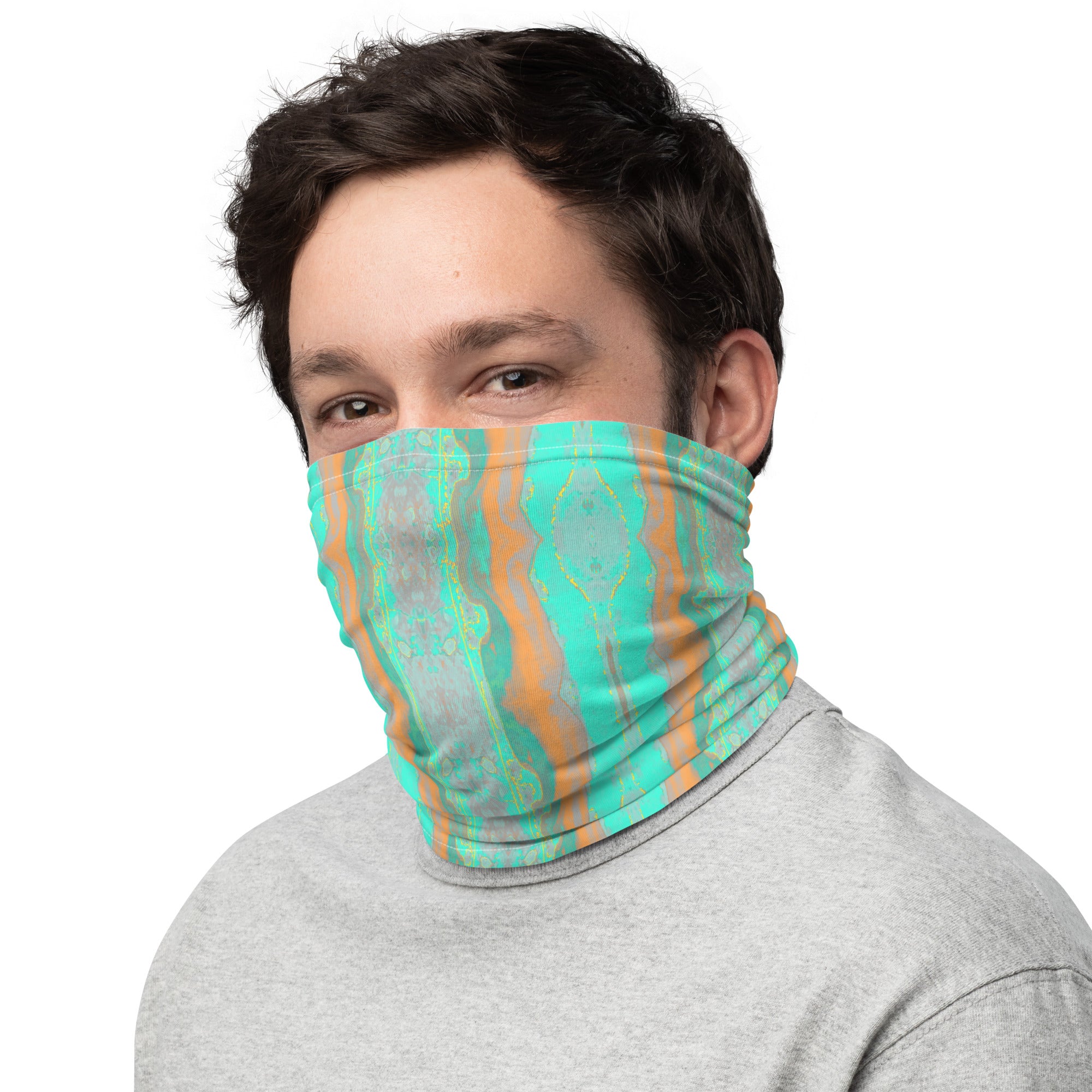 Gulf Shore Neck Gaiter Triboca Arts