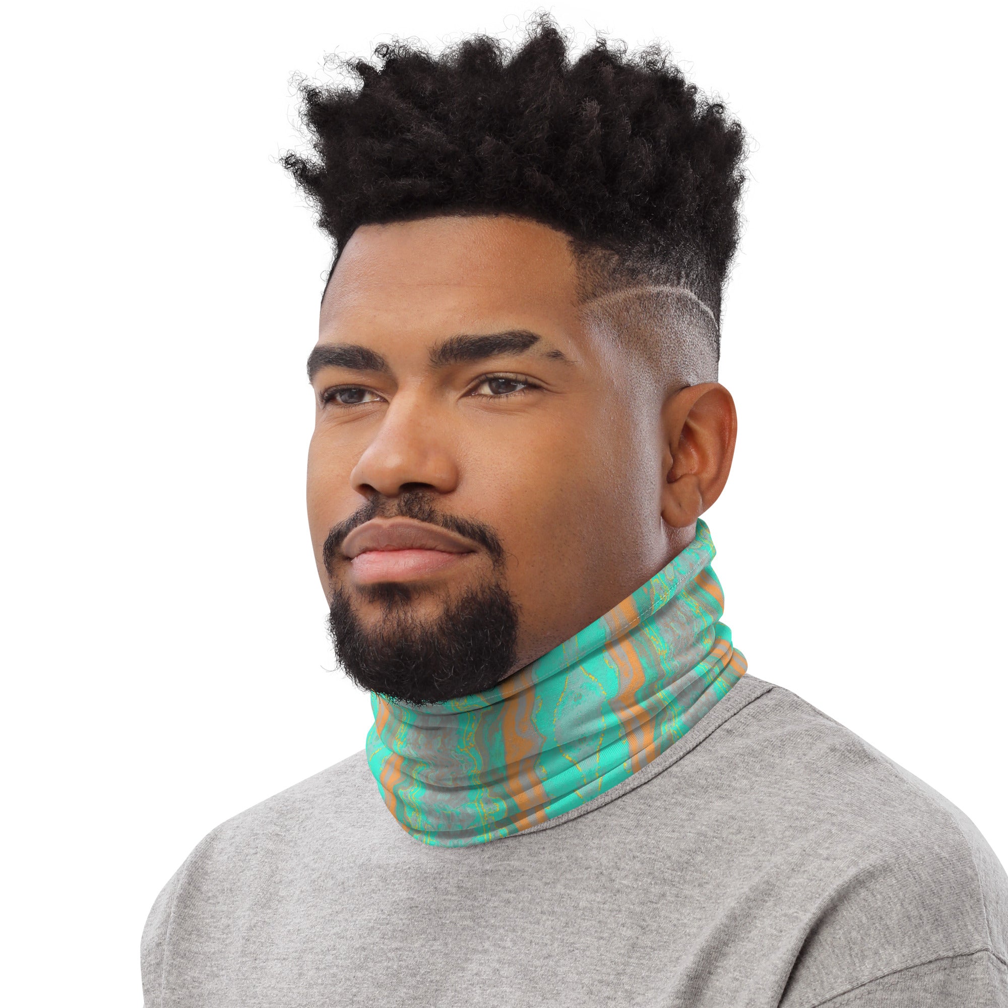 Gulf Shore Neck Gaiter Triboca Arts