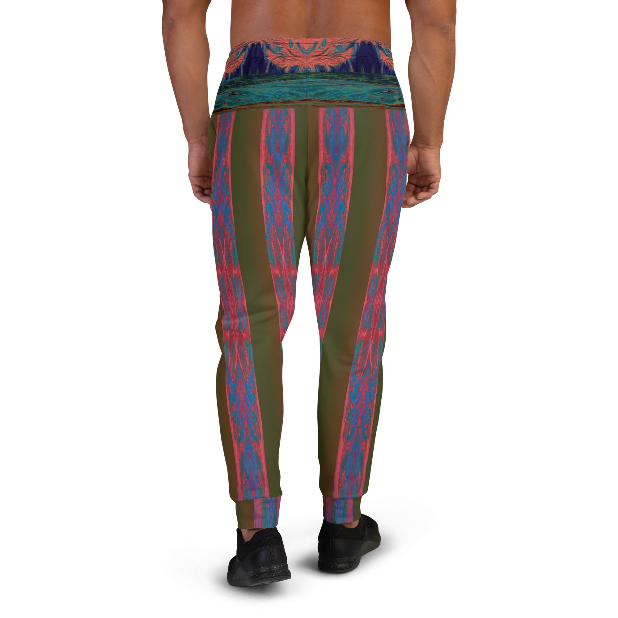 Salmon Reef Men's Eco-Friendly Joggers Triboca Arts