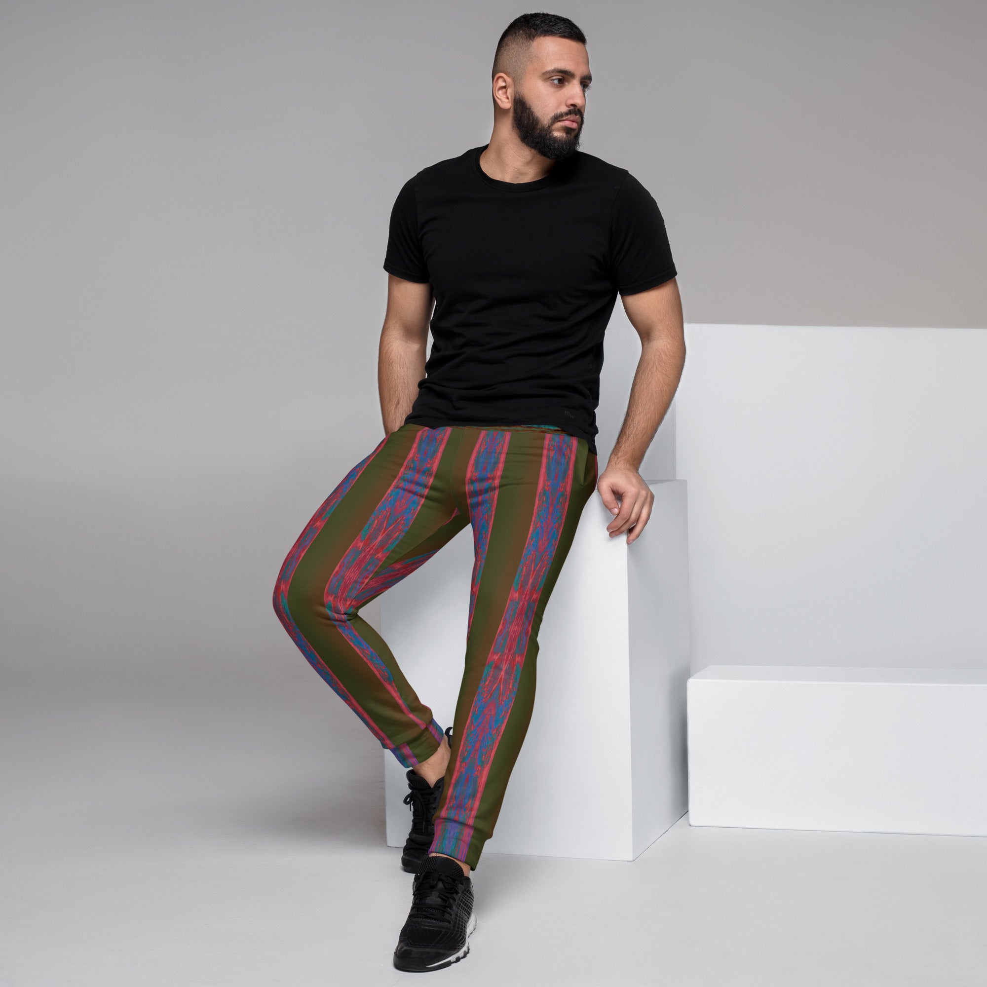 Salmon Reef Men's Eco-Friendly Joggers Triboca Arts