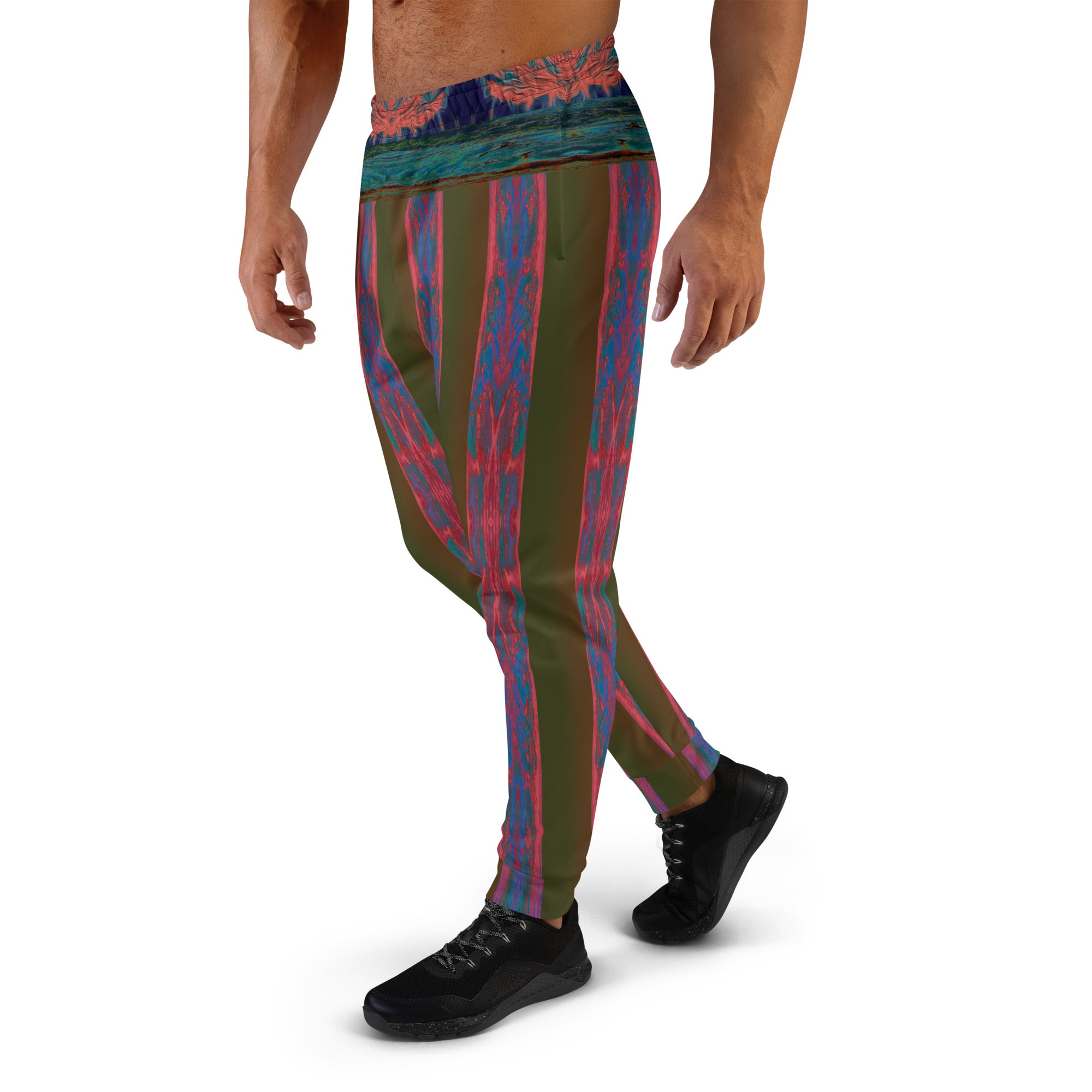 Salmon Reef Men's Eco-Friendly Joggers Triboca Arts