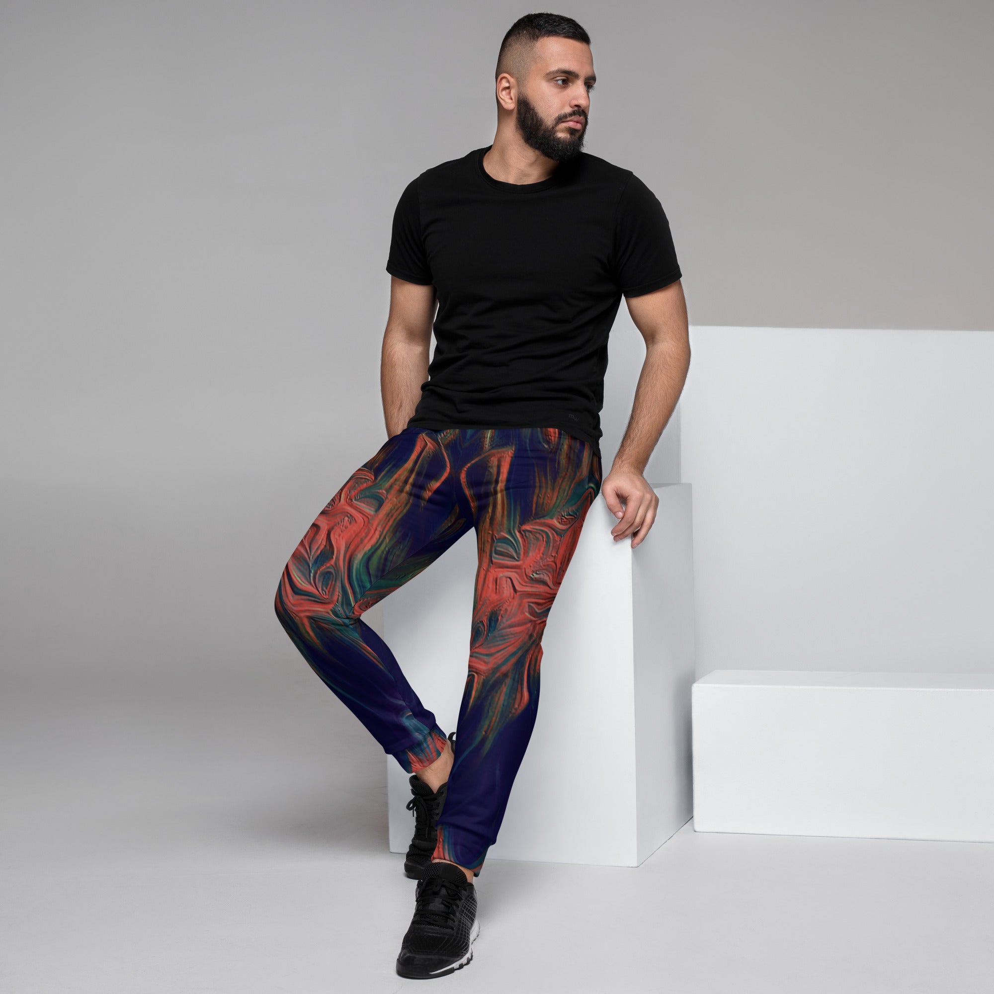 Salmon Reef Men's Eco-Friendly Joggers Triboca Arts