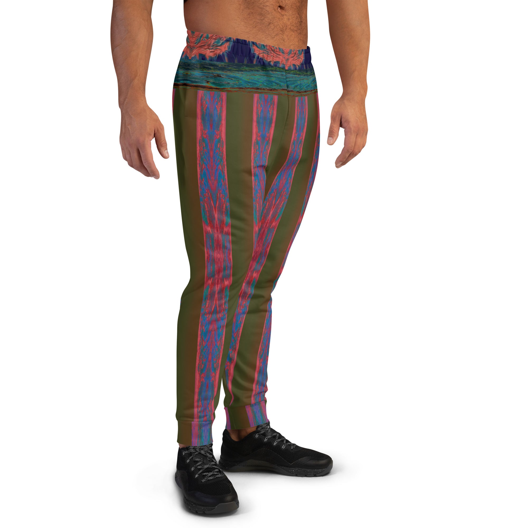 Salmon Reef Men's Eco-Friendly Joggers Triboca Arts