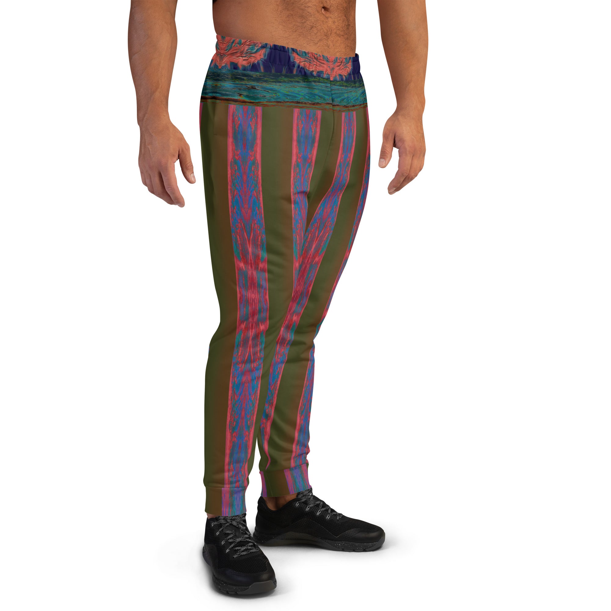 Salmon Reef Men's Eco-Friendly Joggers Triboca Arts   