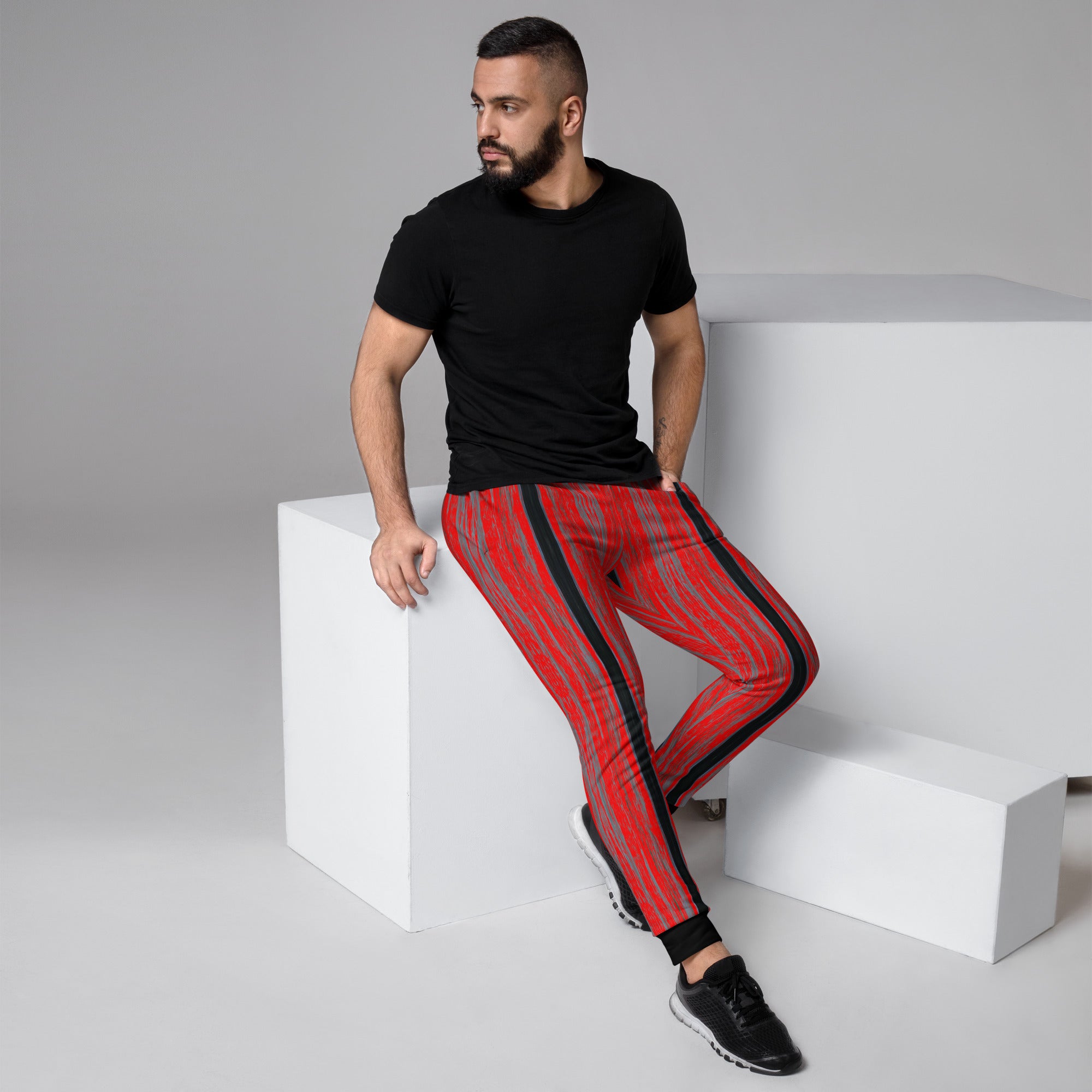 Salmon Reef Men's Eco-Friendly Joggers Triboca Arts