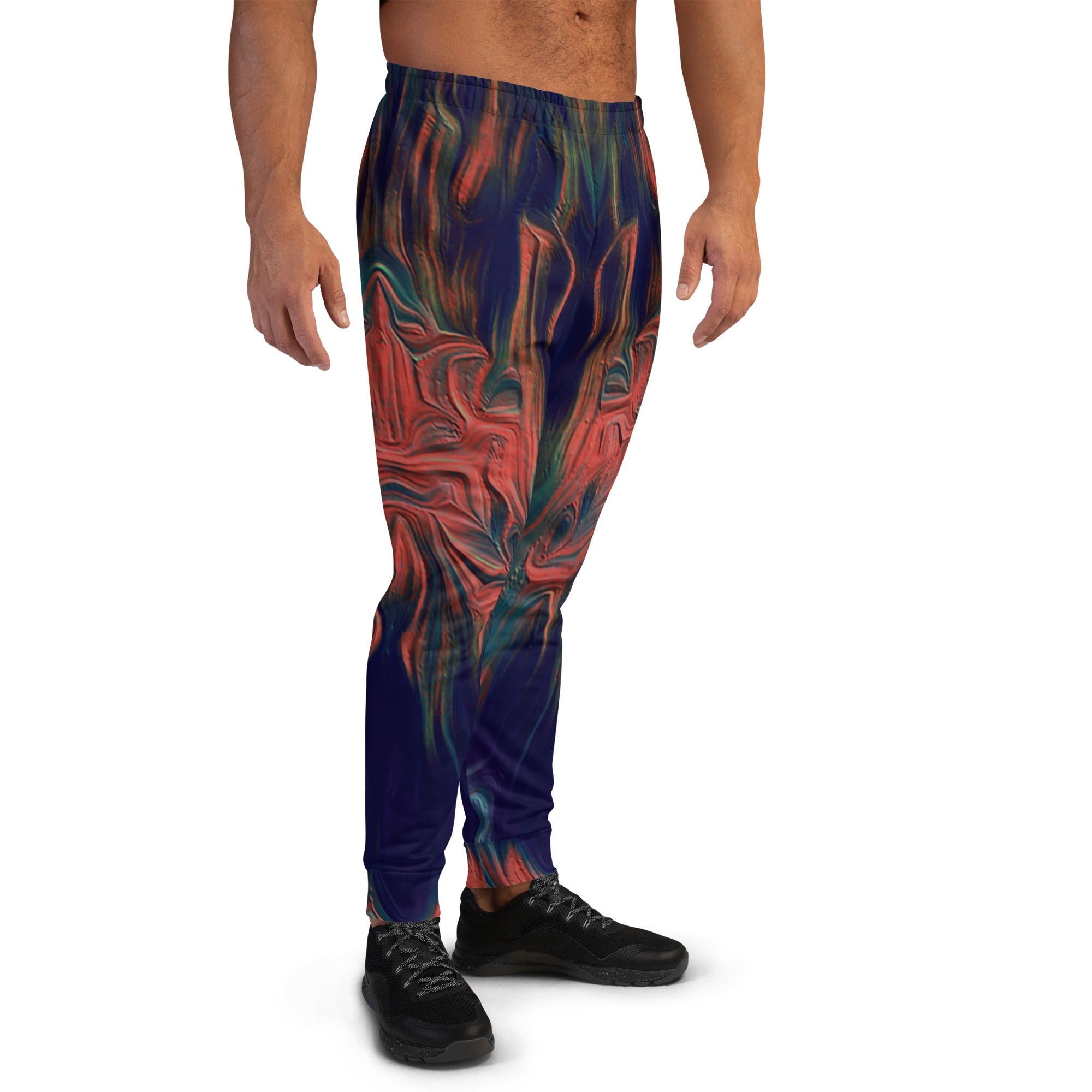 Salmon Reef Men's Eco-Friendly Joggers Triboca Arts