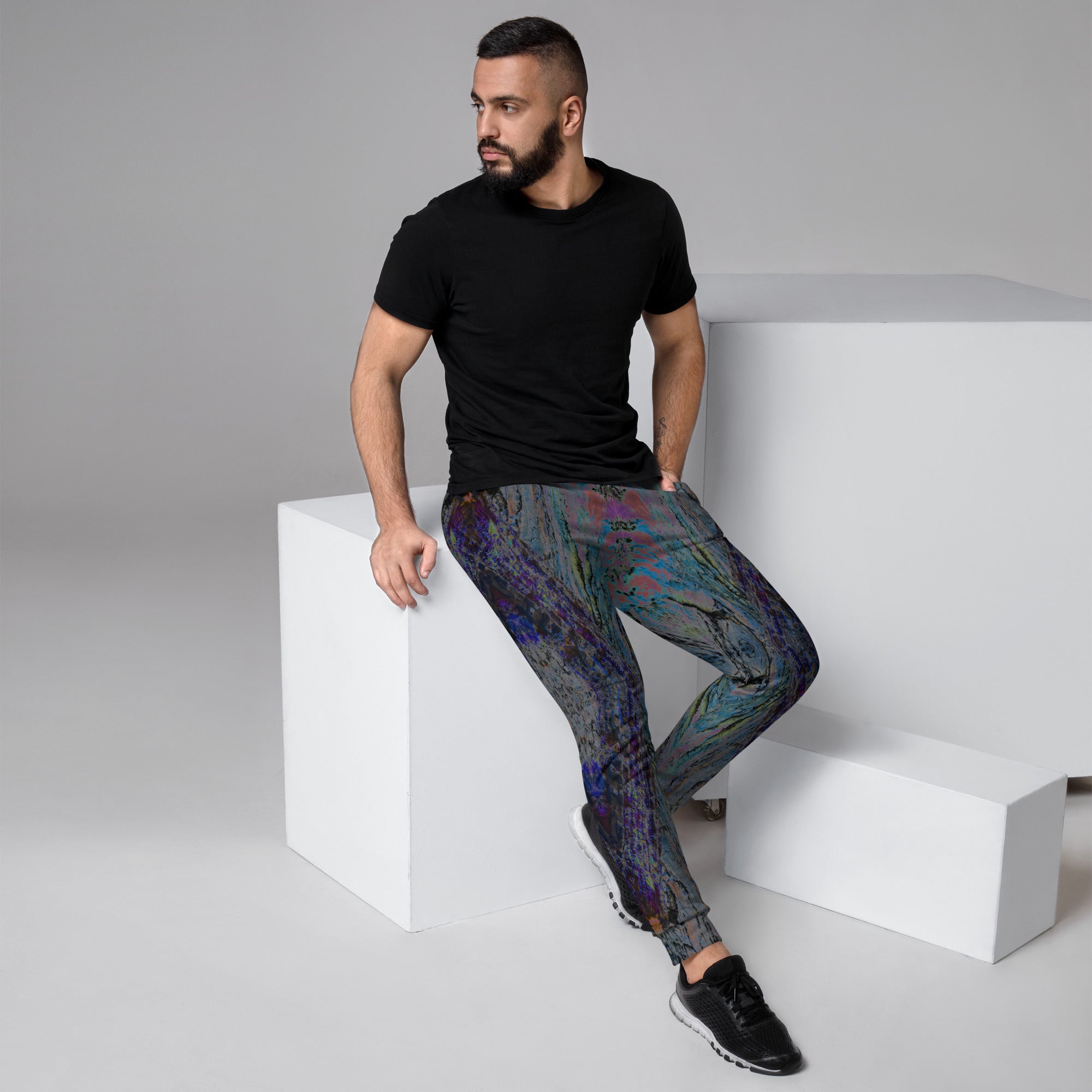 Salmon Reef Men's Eco-Friendly Joggers Triboca Arts