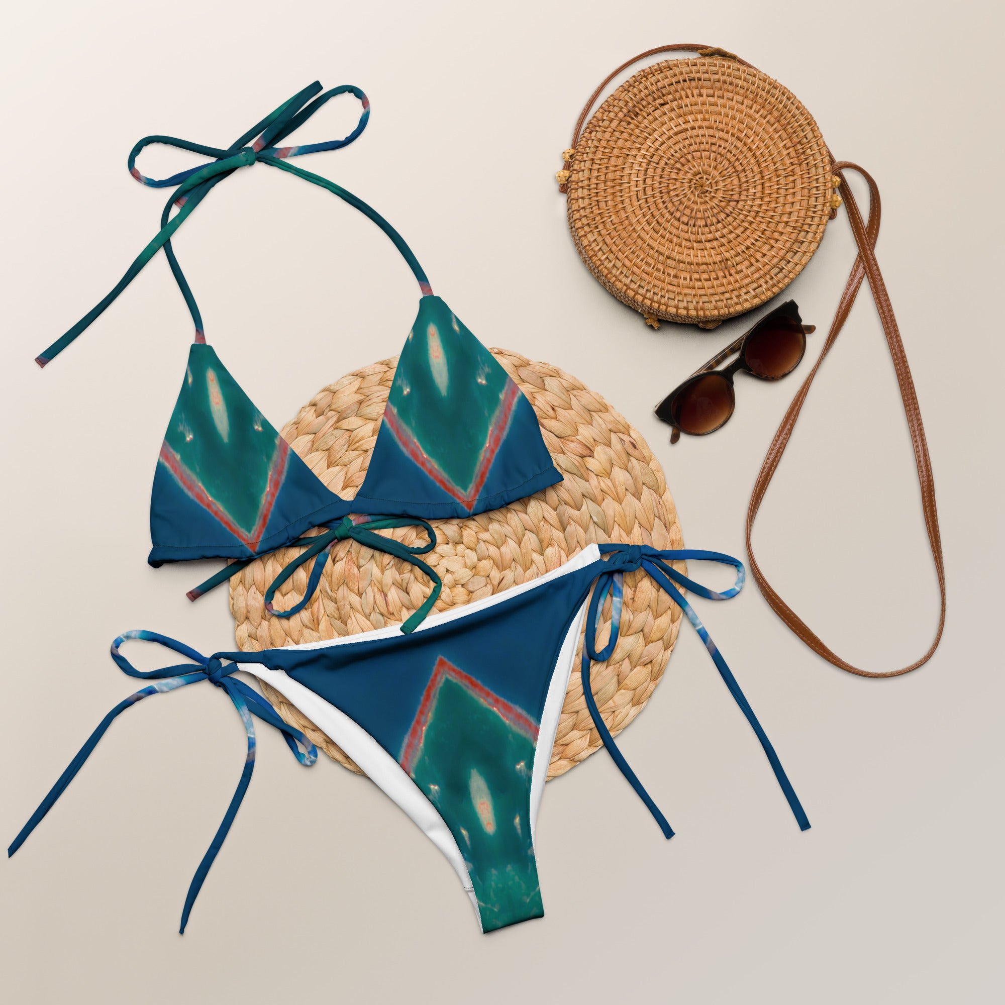 Bay Jetties Eco-Friendly String Bikini Triboca Arts   