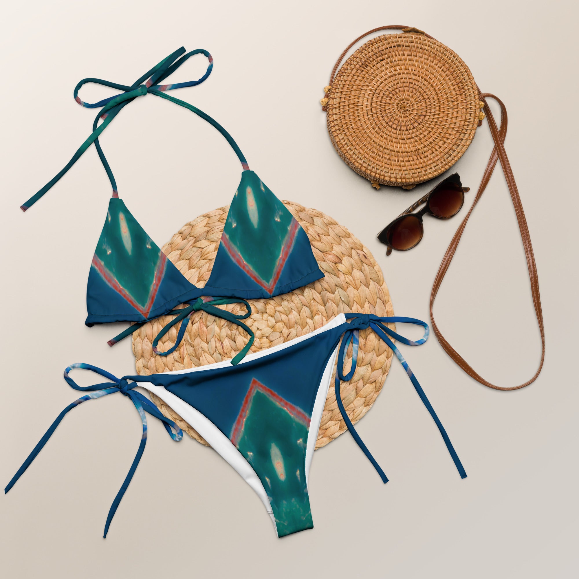 Bay Jetties Eco-Friendly String Bikini Triboca Arts
