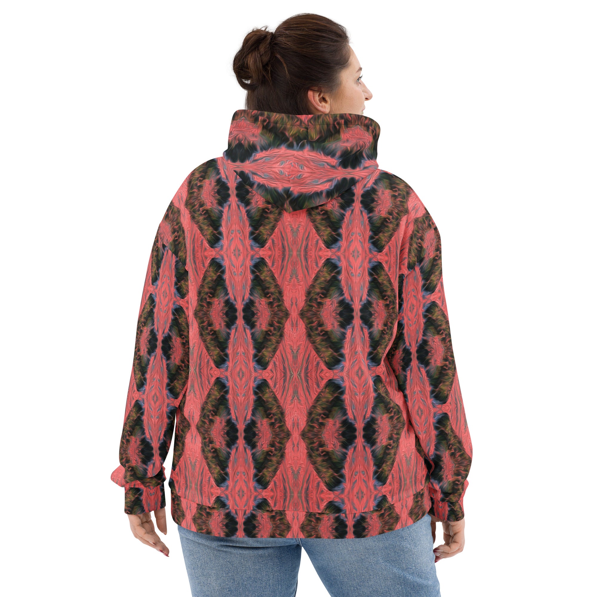 Salmon Reef Unisex Eco-Friendly Hoodie Triboca Arts