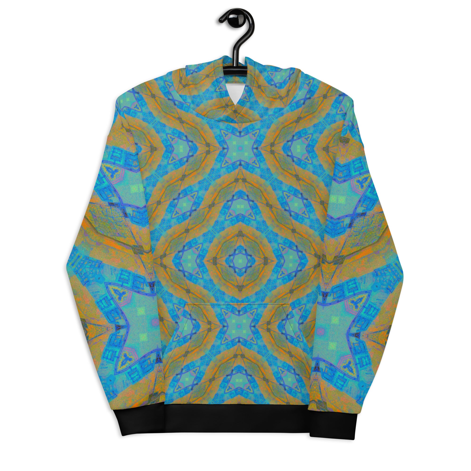 Texas Turquoise Women's Eco-Friendly Hoodie Triboca Arts
