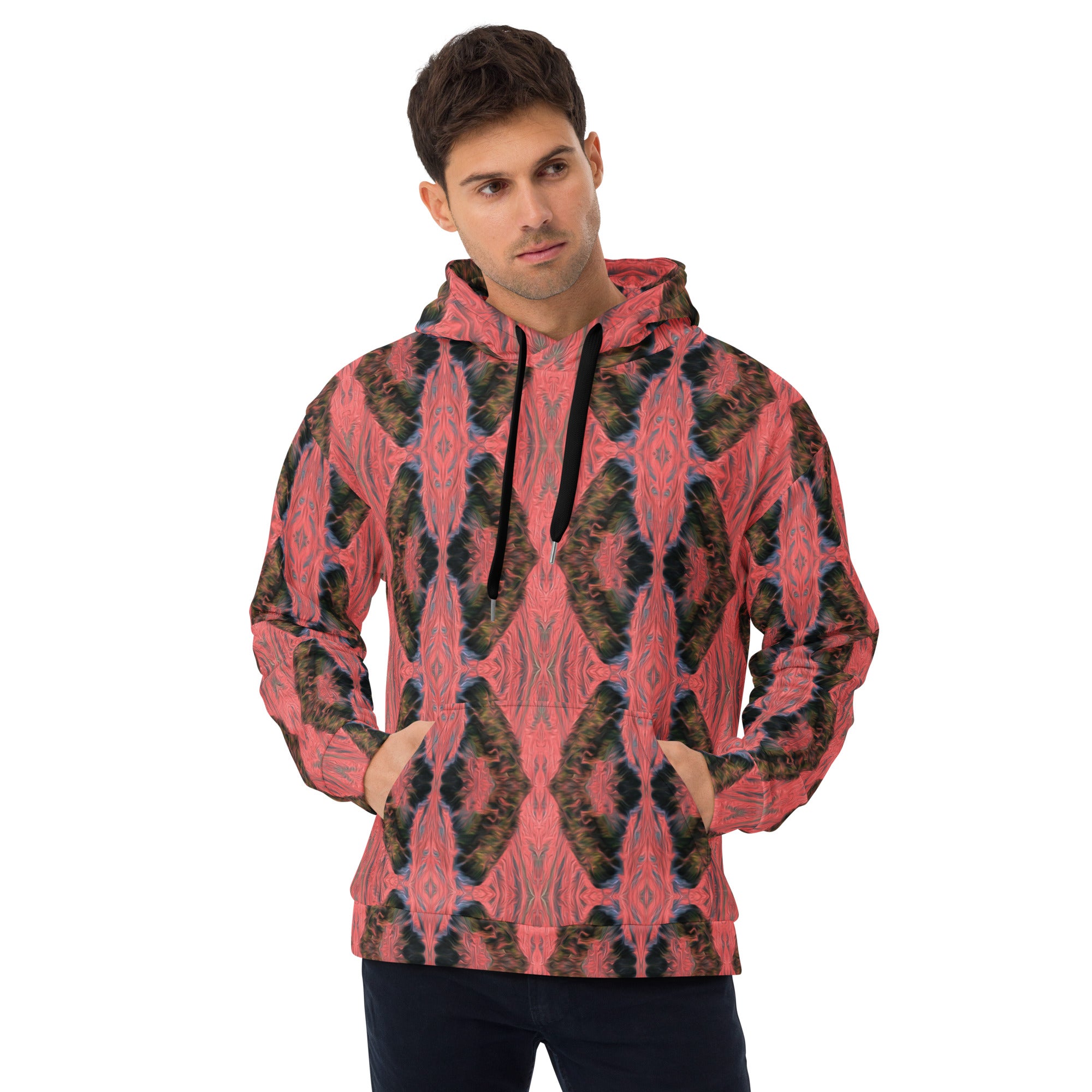 Salmon Reef Unisex Eco-Friendly Hoodie Triboca Arts XS