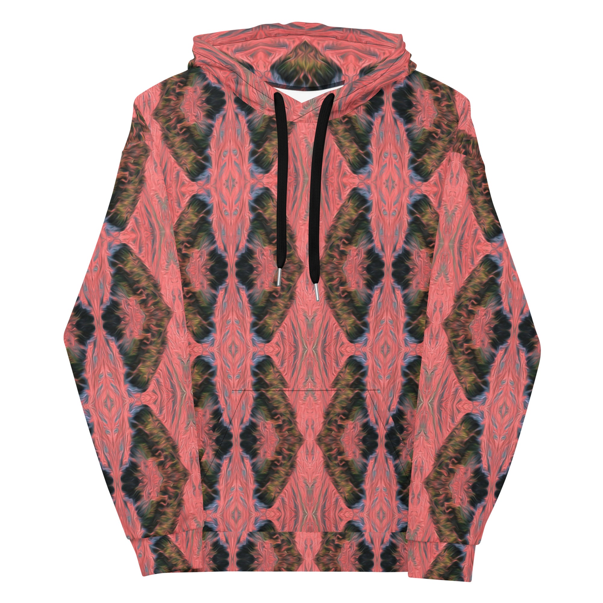 Salmon Reef Unisex Eco-Friendly Hoodie Triboca Arts