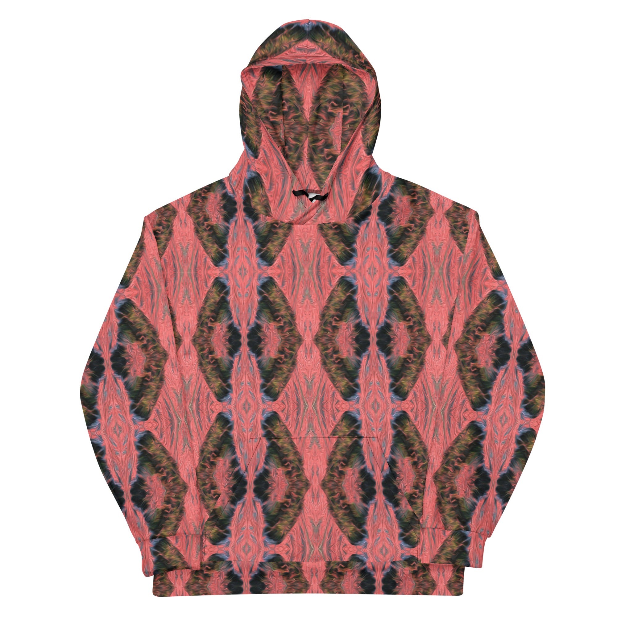 Salmon Reef Unisex Eco-Friendly Hoodie Triboca Arts