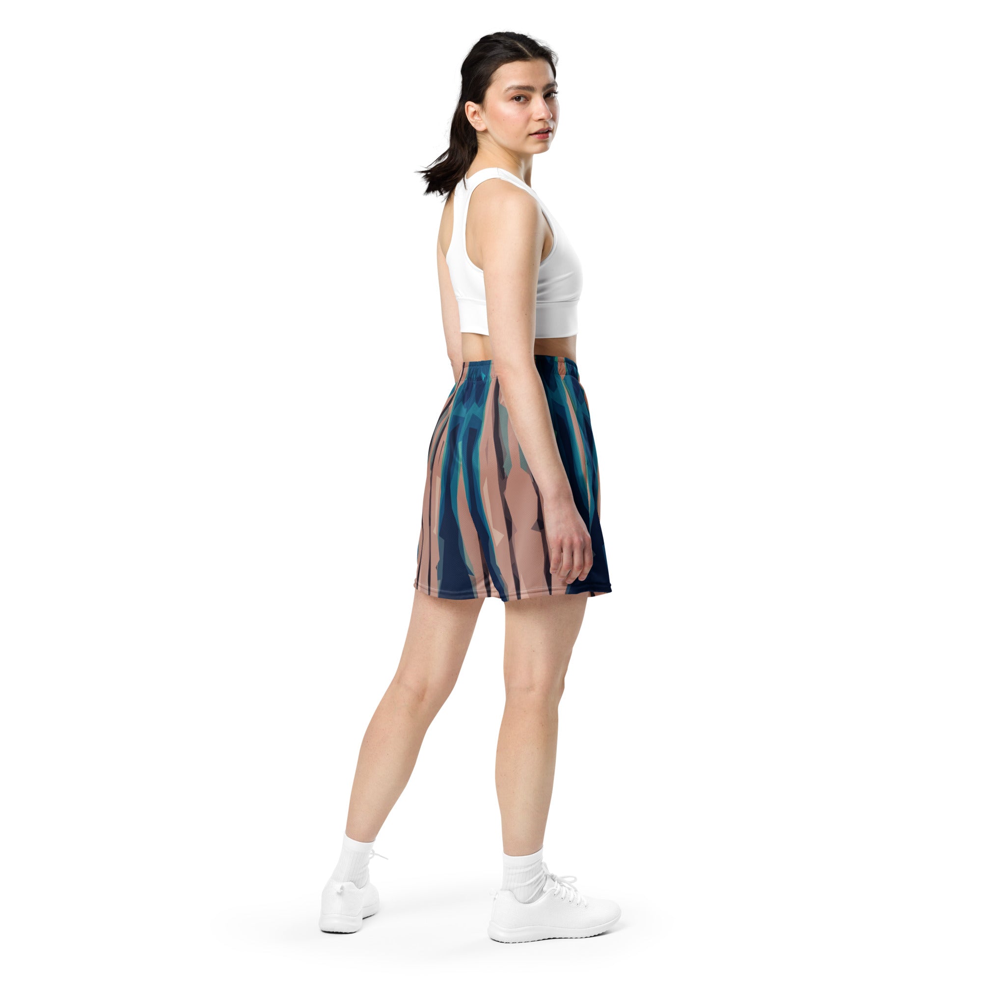 Bay Jetties Women's Eco-Friendly Mesh Shorts Triboca Arts