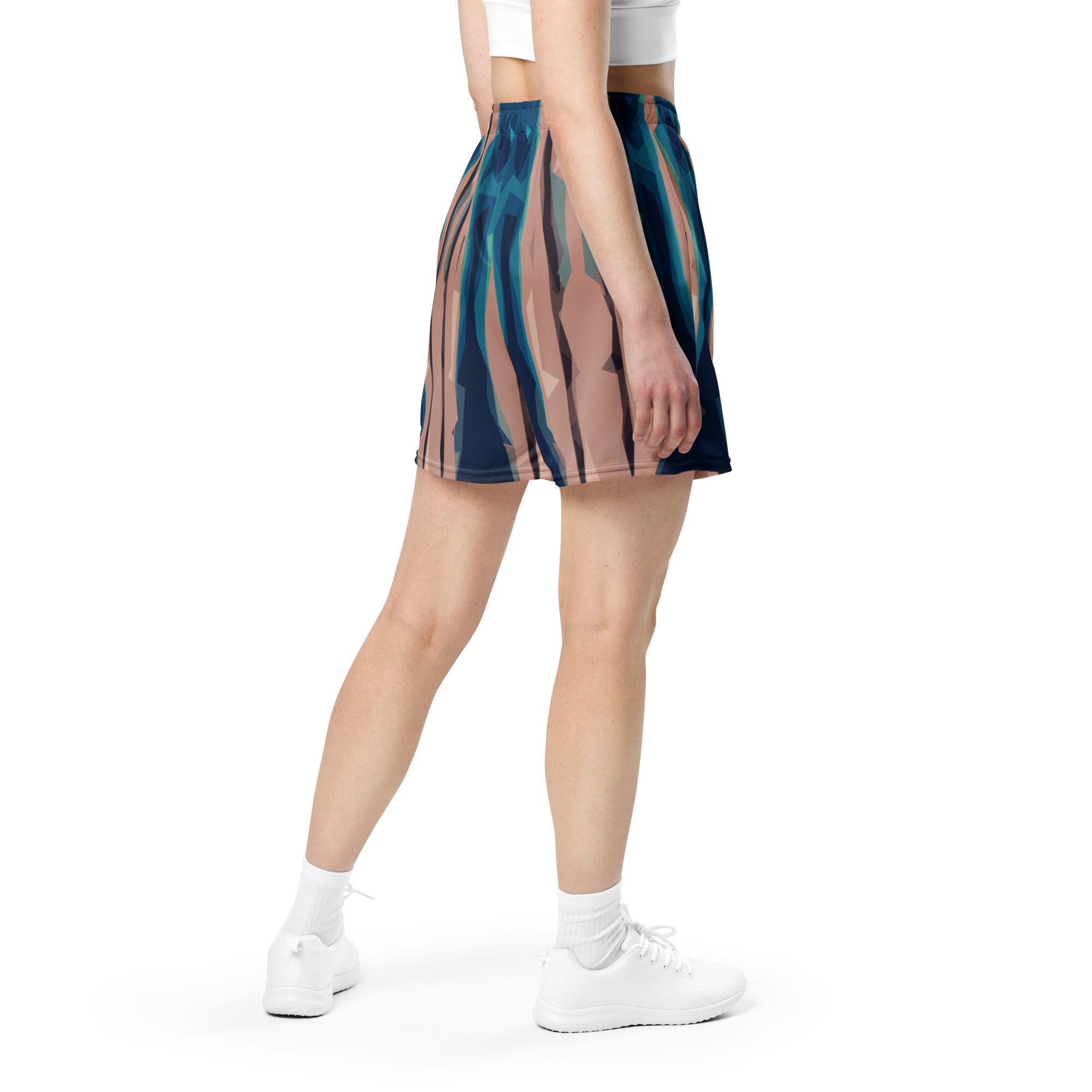 Bay Jetties Women's Eco-Friendly Mesh Shorts Triboca Arts