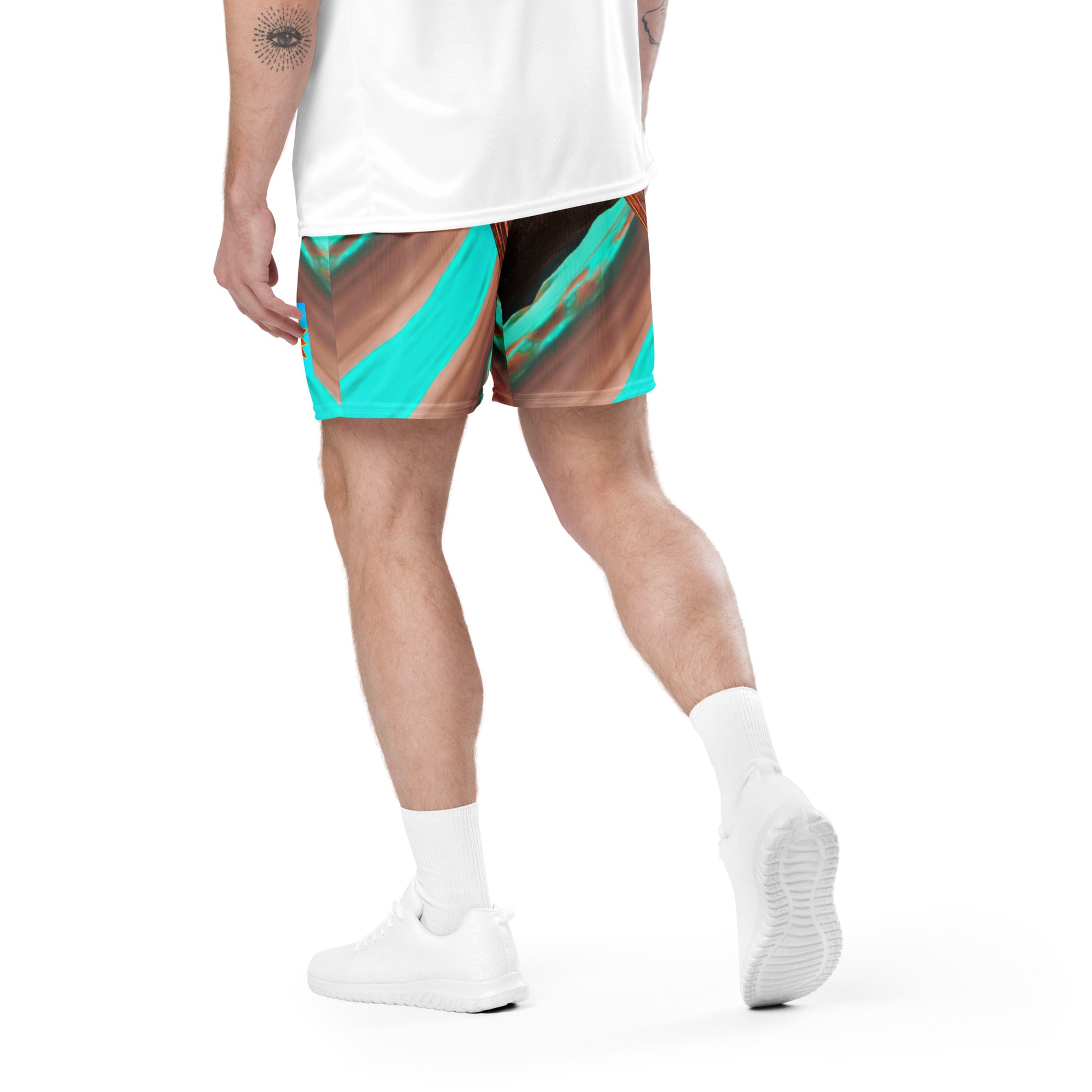 Mojave Trails Men's Eco-Friendly Mesh Shorts Triboca Arts