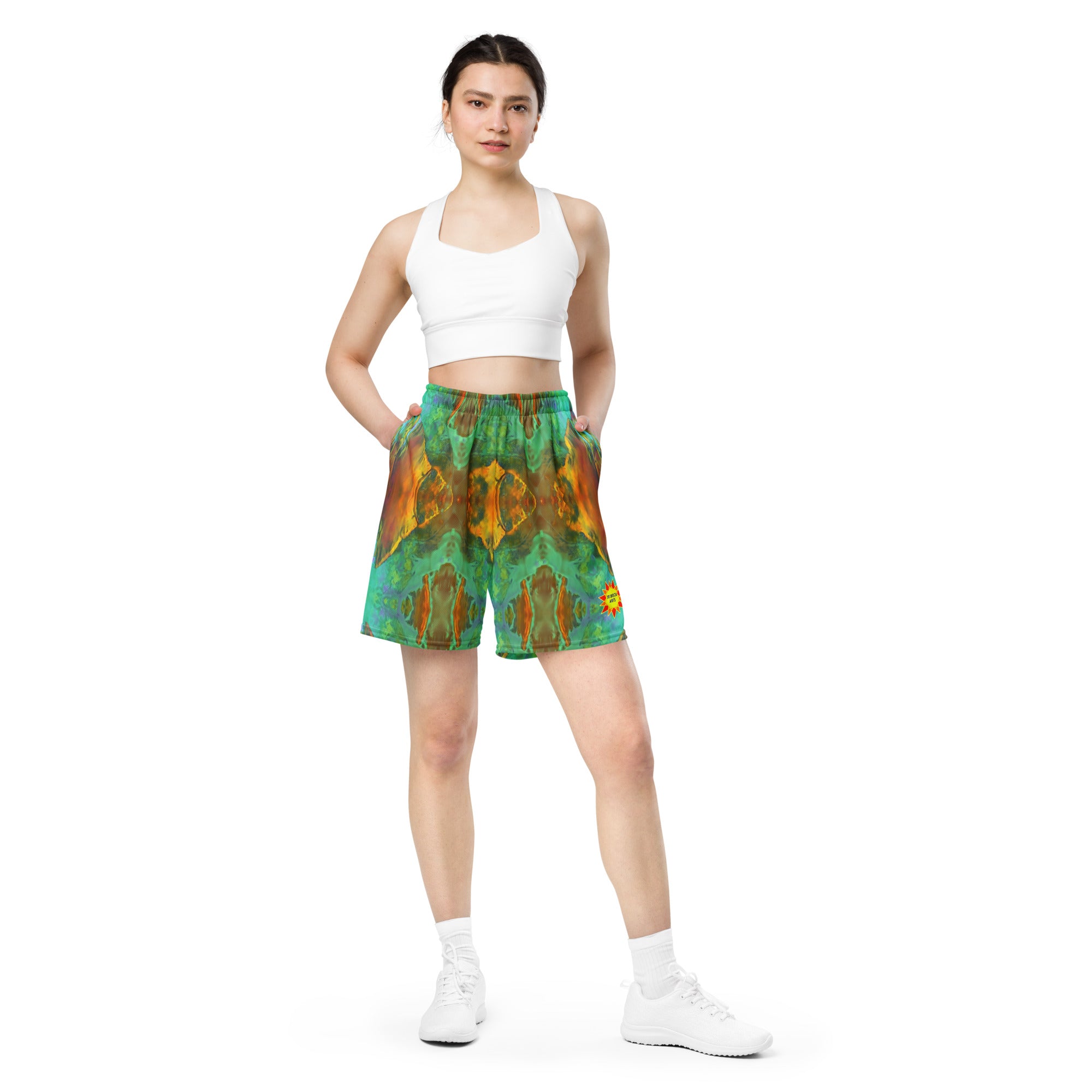 Gold Canyon Women's Eco-Friendly Mesh Shorts Triboca Arts 2XS  