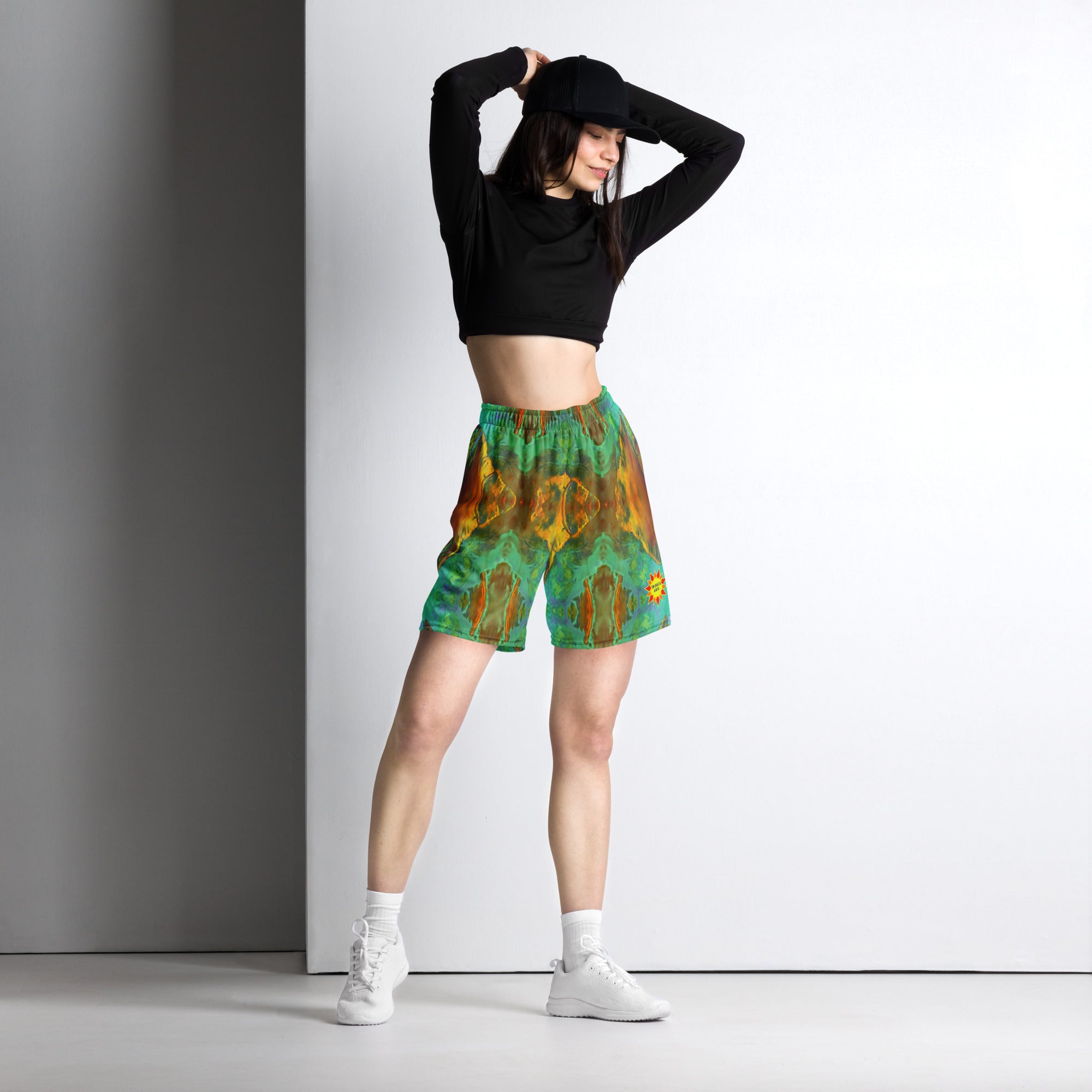 Gold Canyon Women's Eco-Friendly Mesh Shorts Triboca Arts