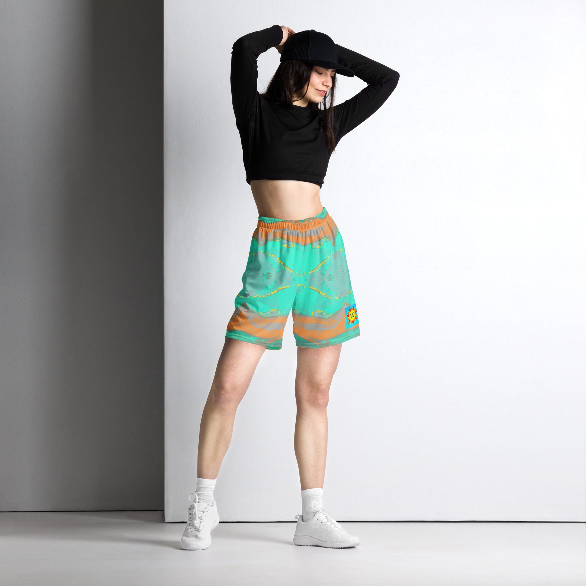 Gulf Shore Women's Eco-Friendly Mesh Shorts Triboca Arts   